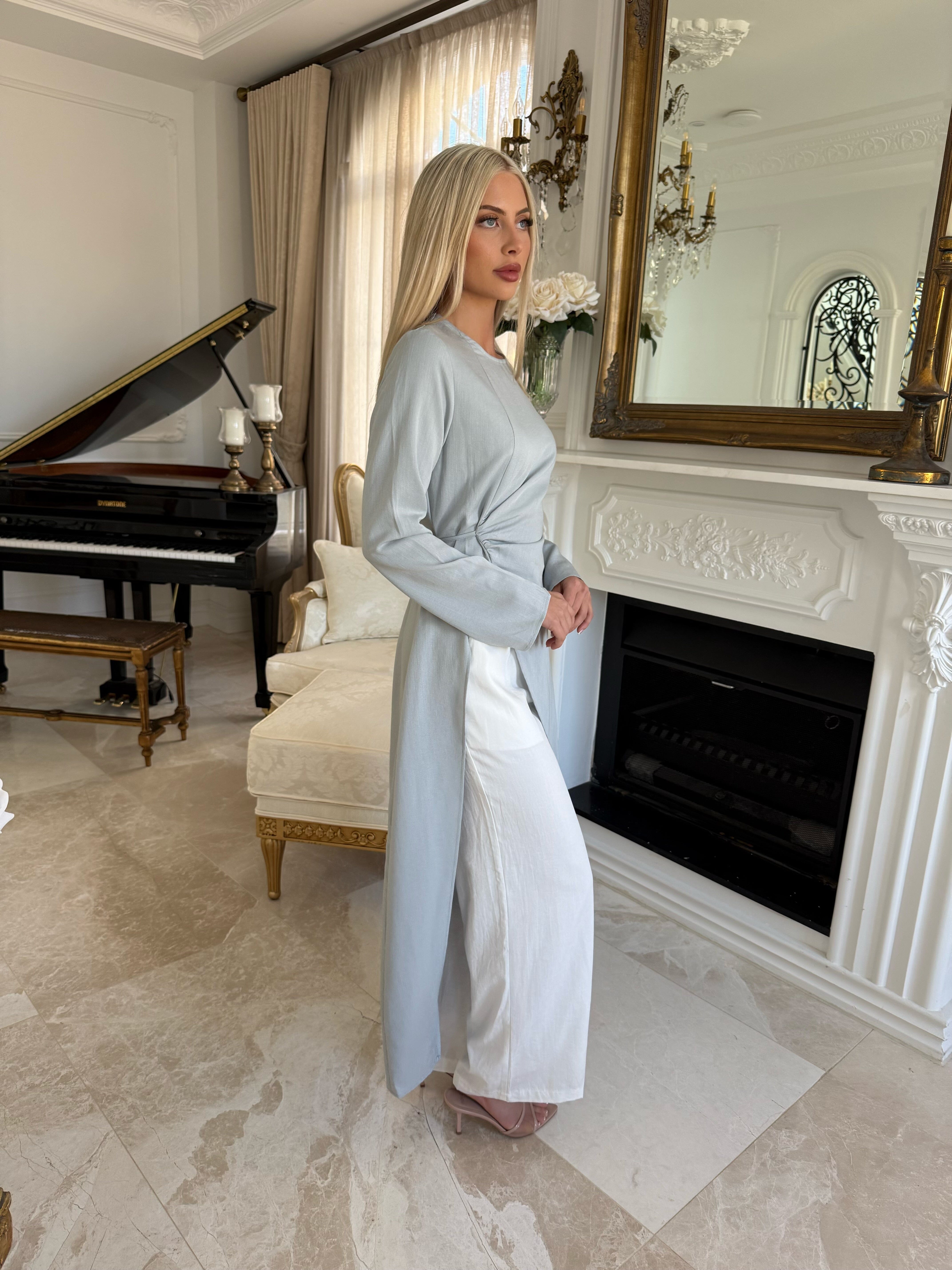 Split Gathered Tunic