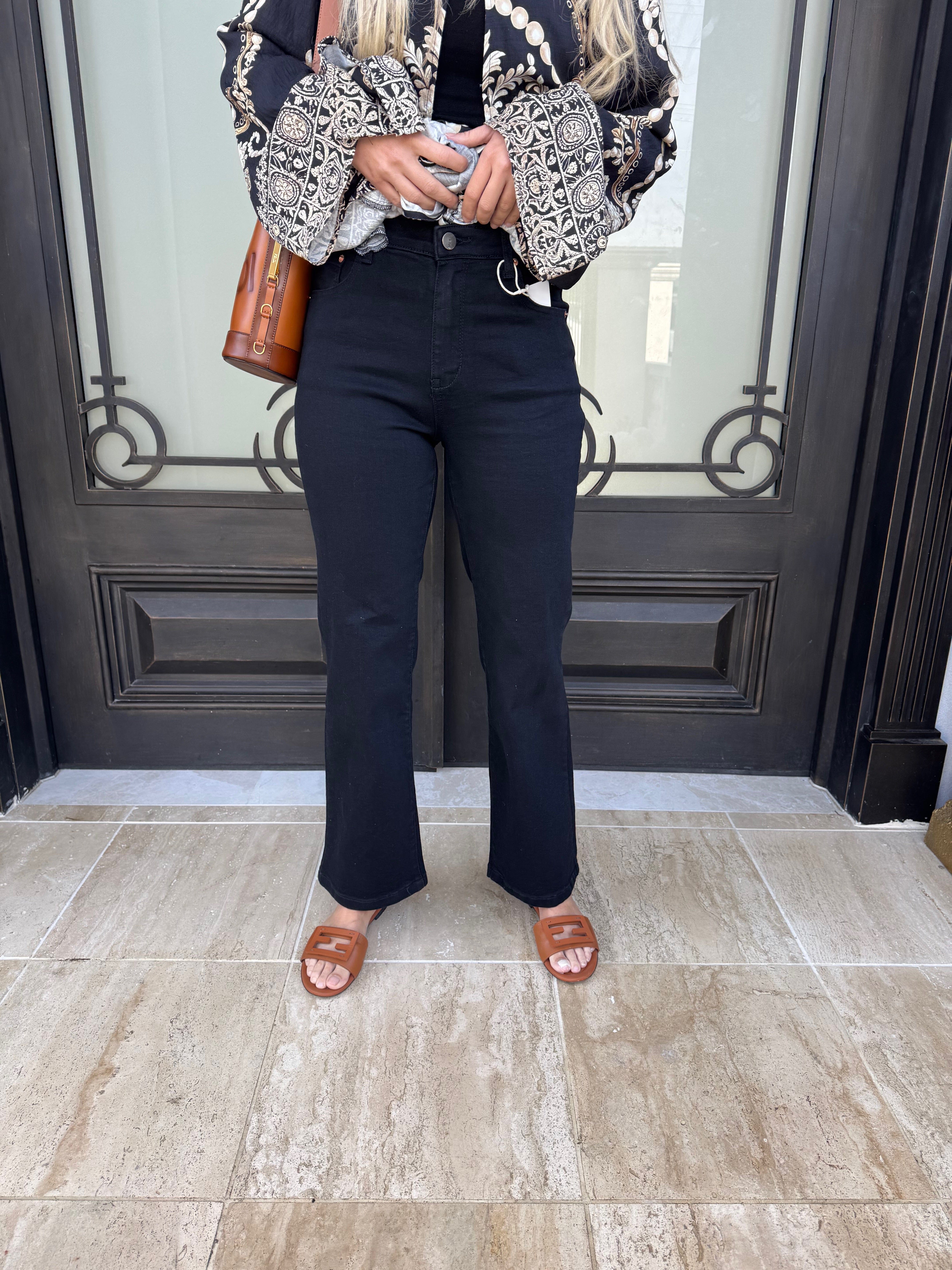 Black Mom Jeans