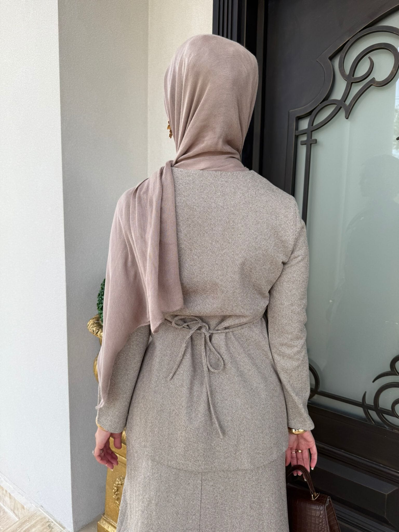 Textured Skirt Set
