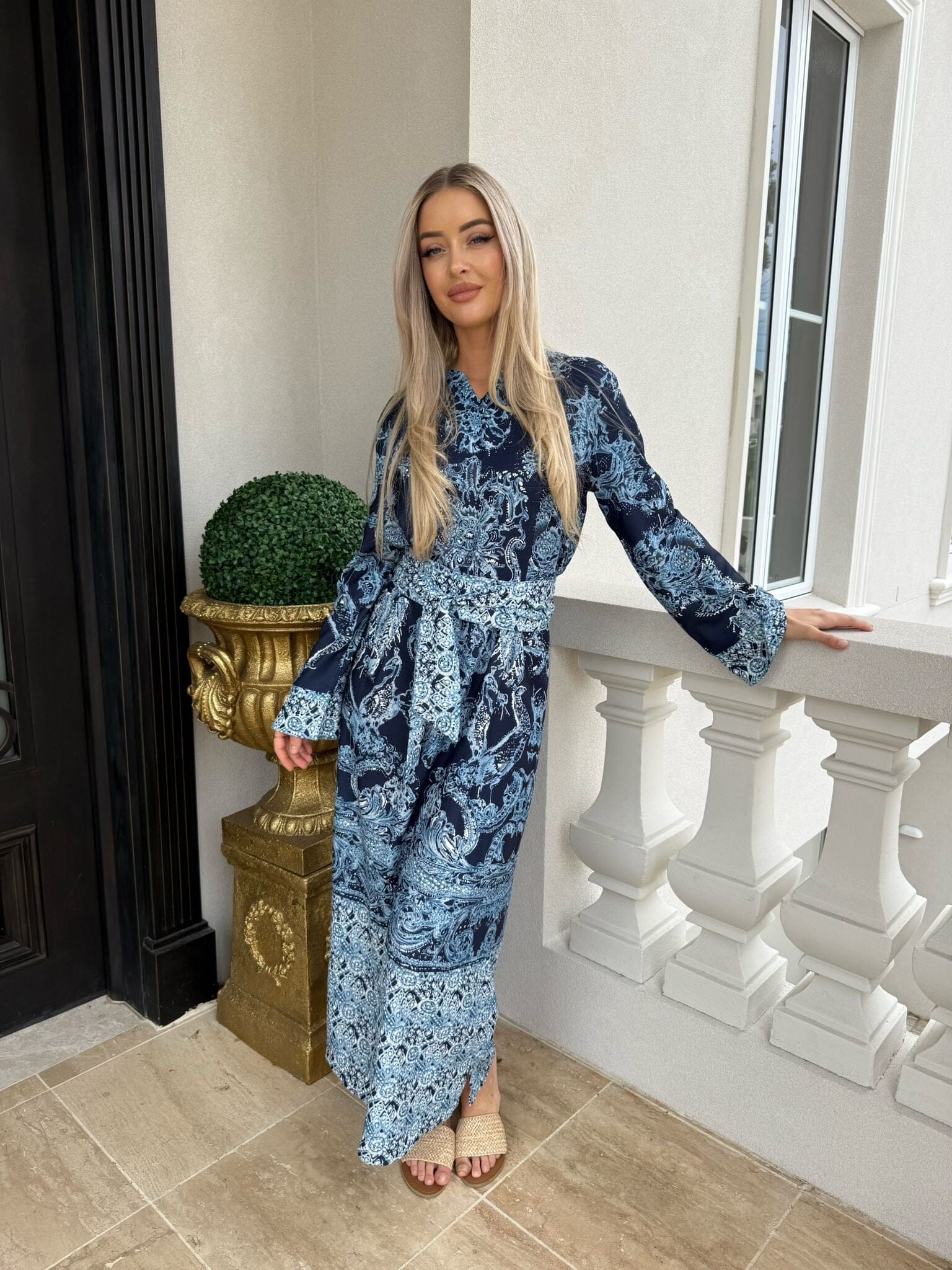 Midi Blue Dress