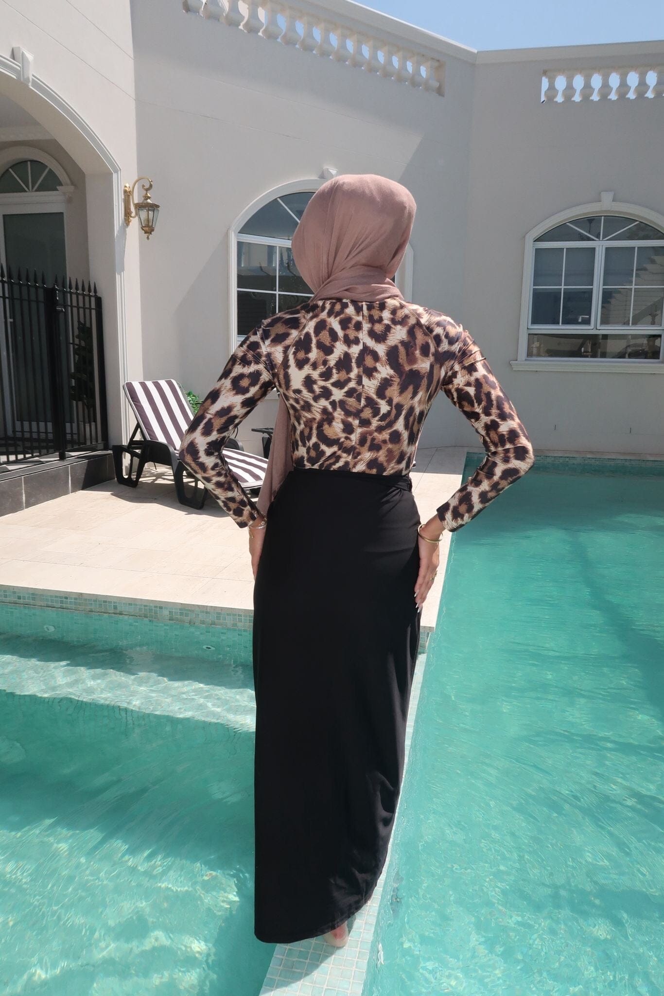 Leopard Swim Body Suite