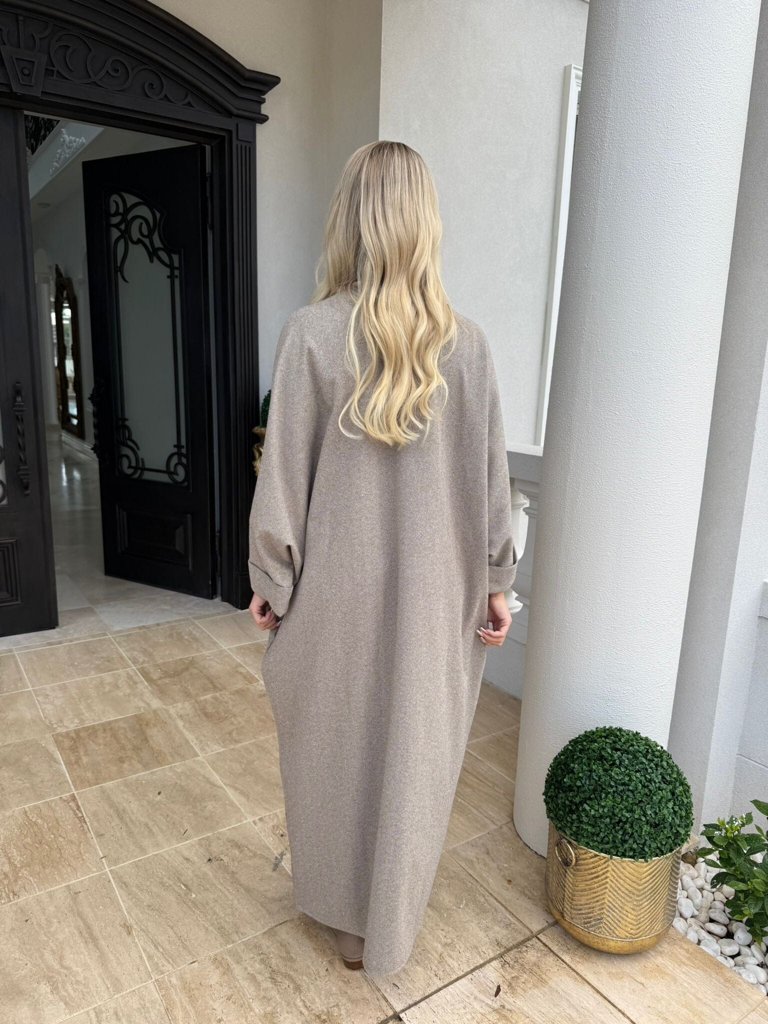 Textured Winter Abaya