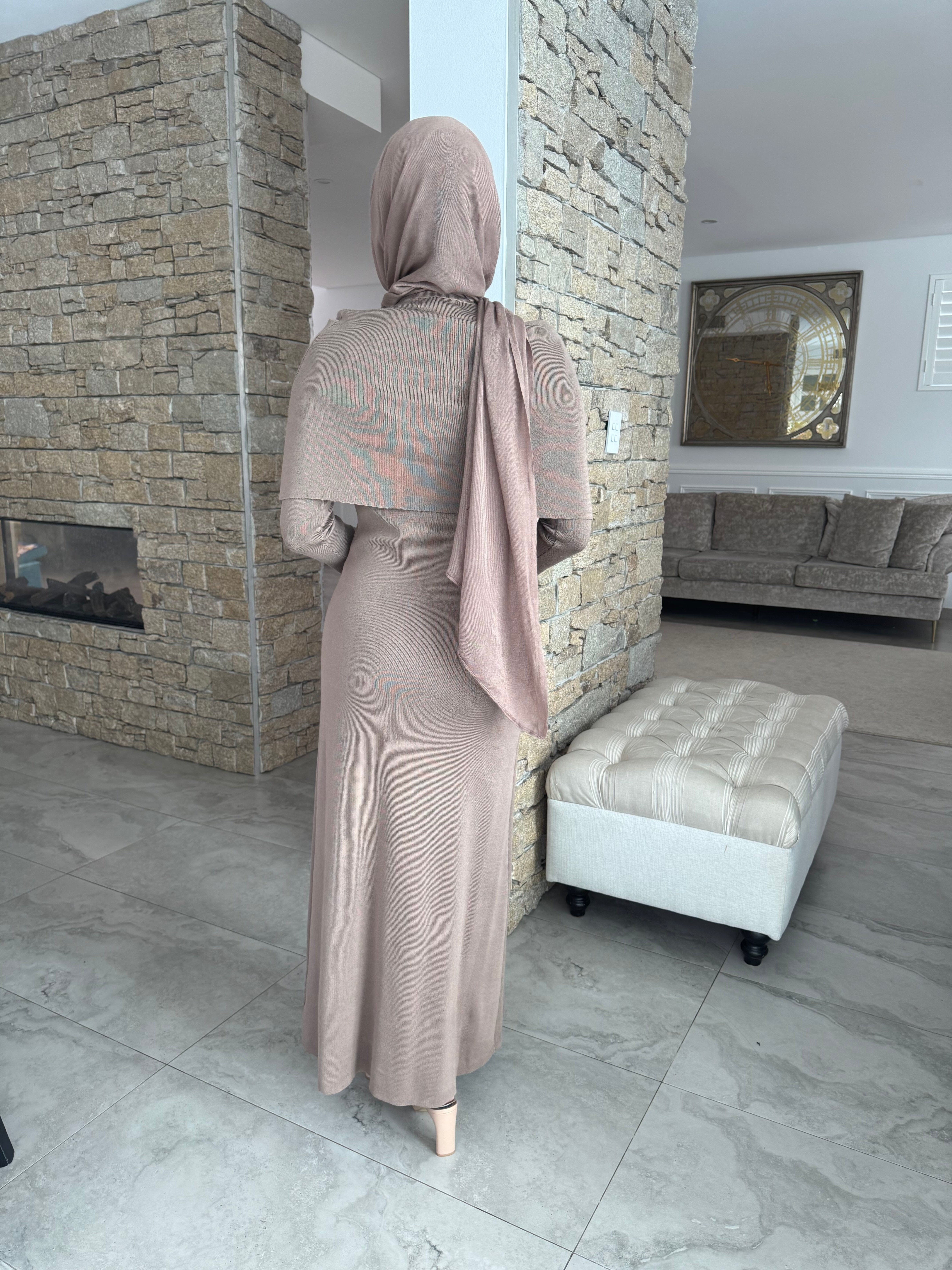 Knit Shawl Dress