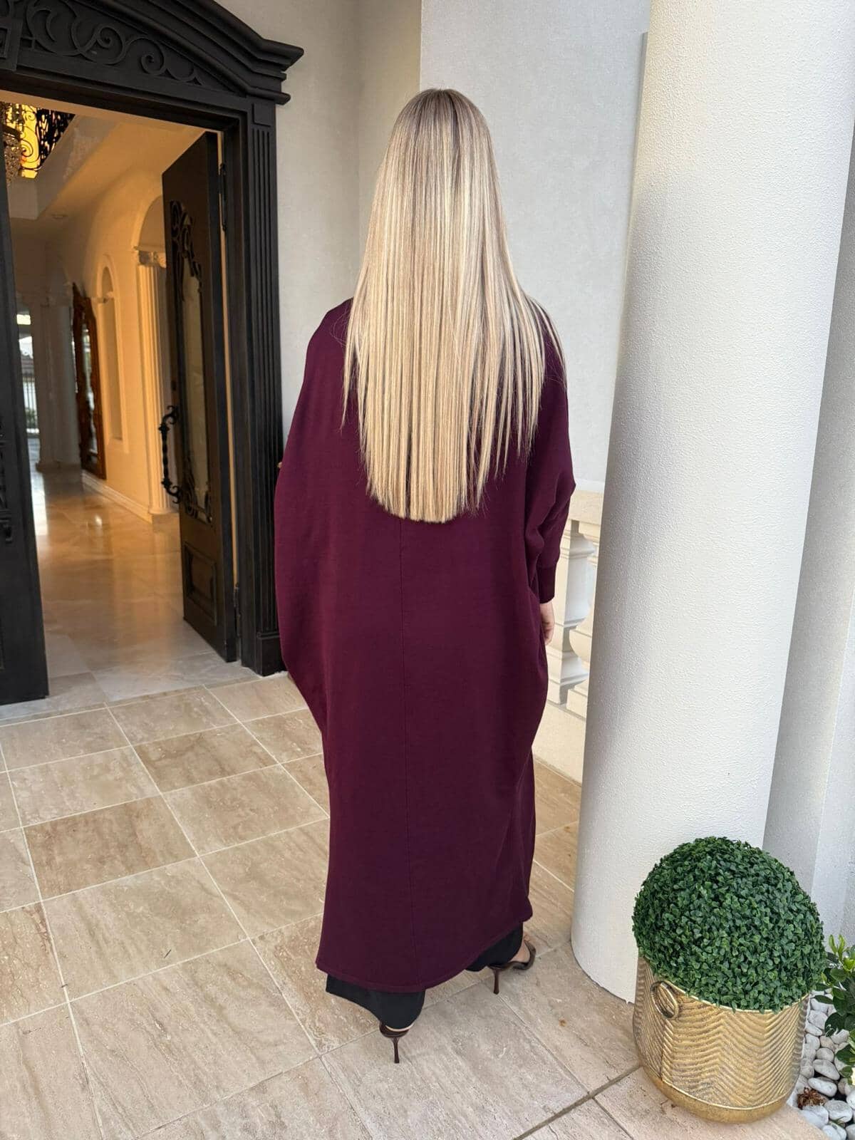 Knit Abaya Kimono