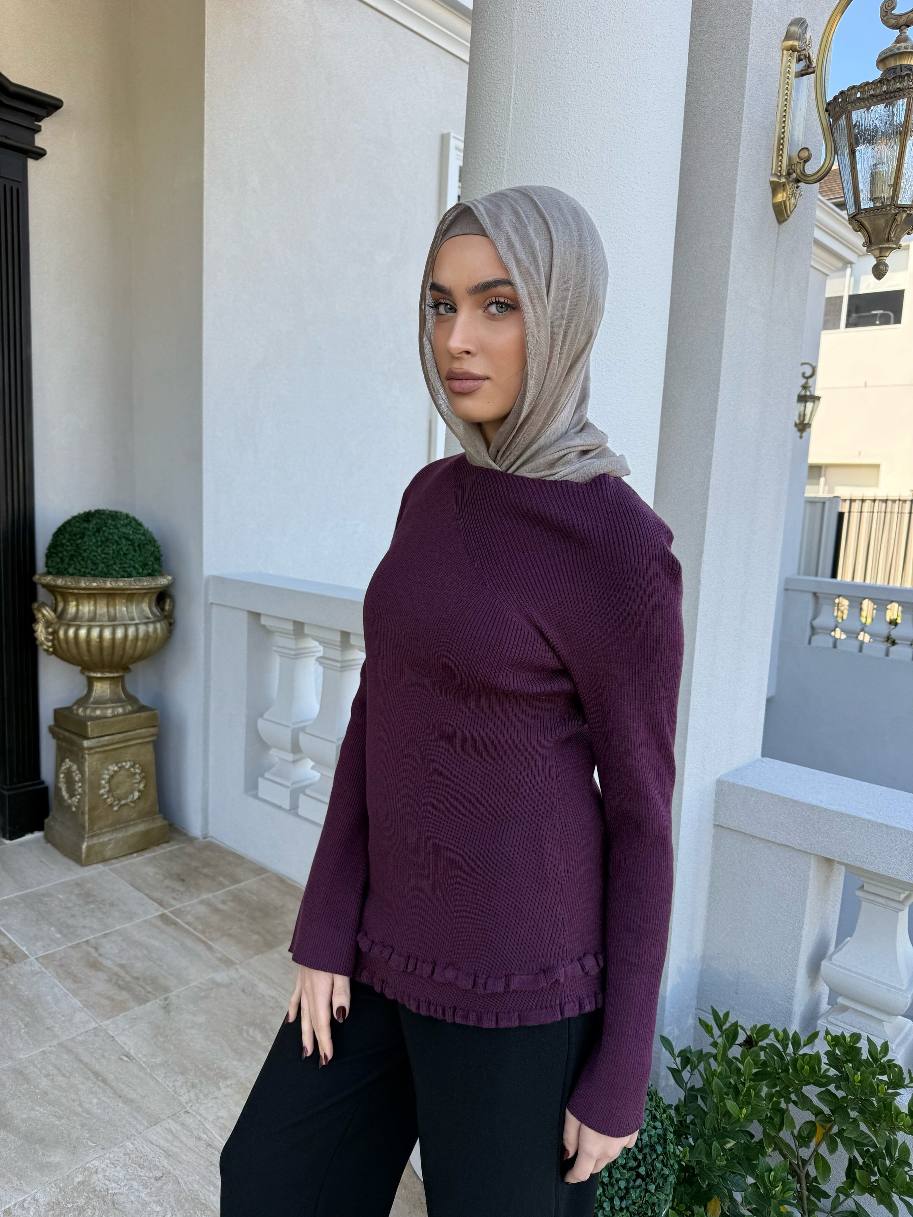 Frill Knit Jumper