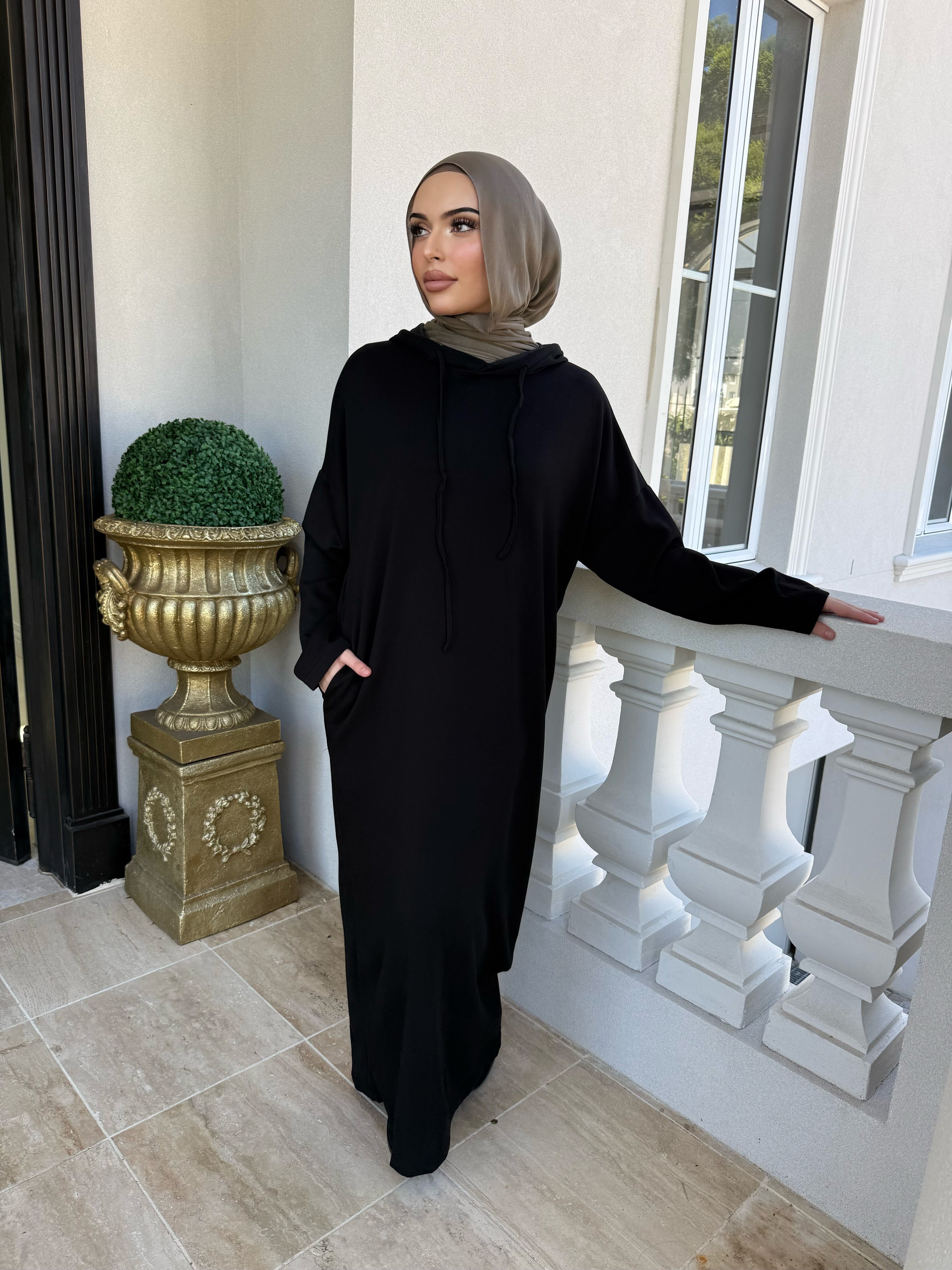 Hoodi Soft Ponte Abaya