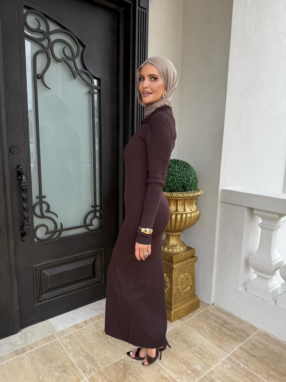 Ribbed Maxi Dress