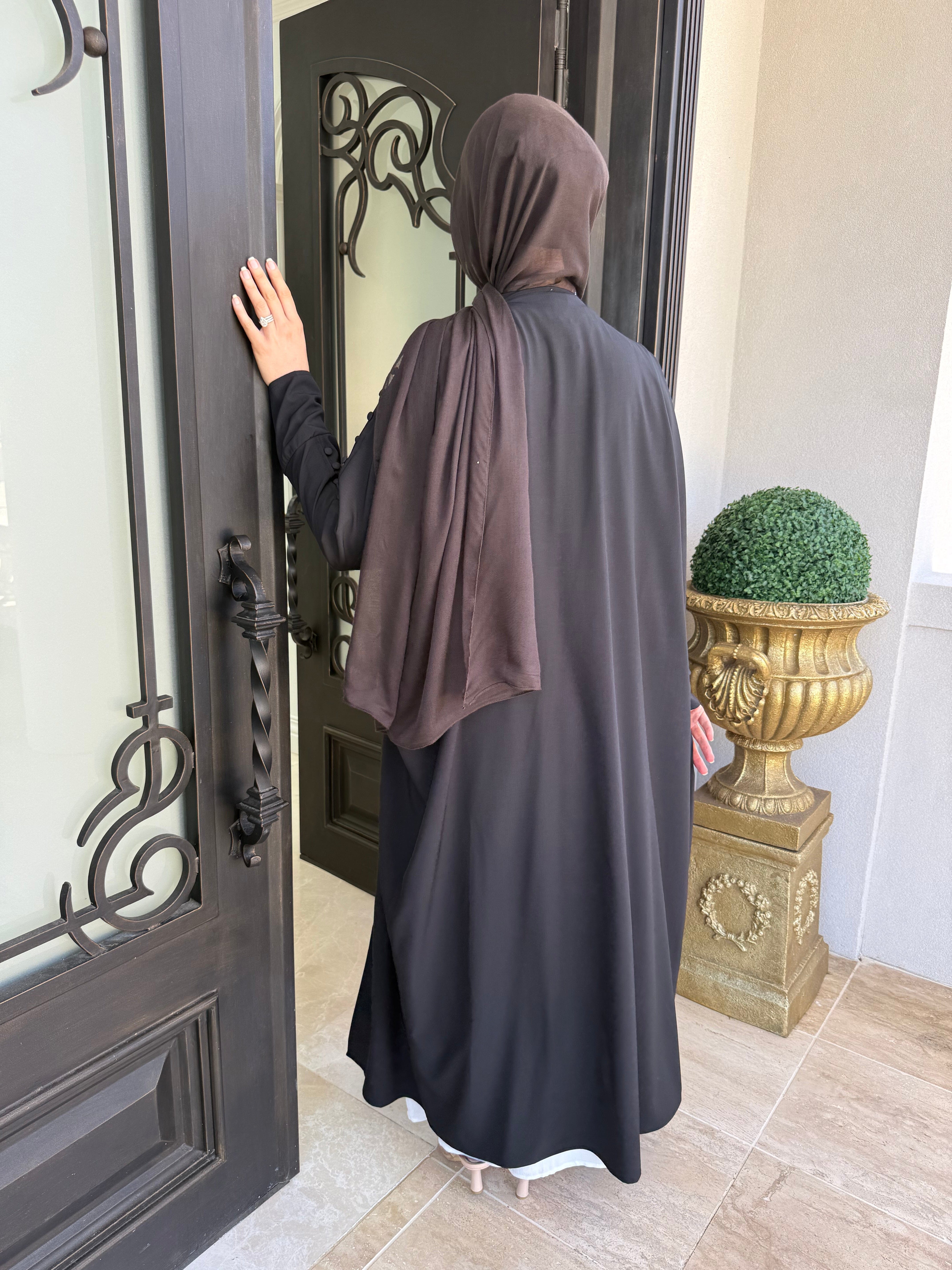 Button Open Abaya
