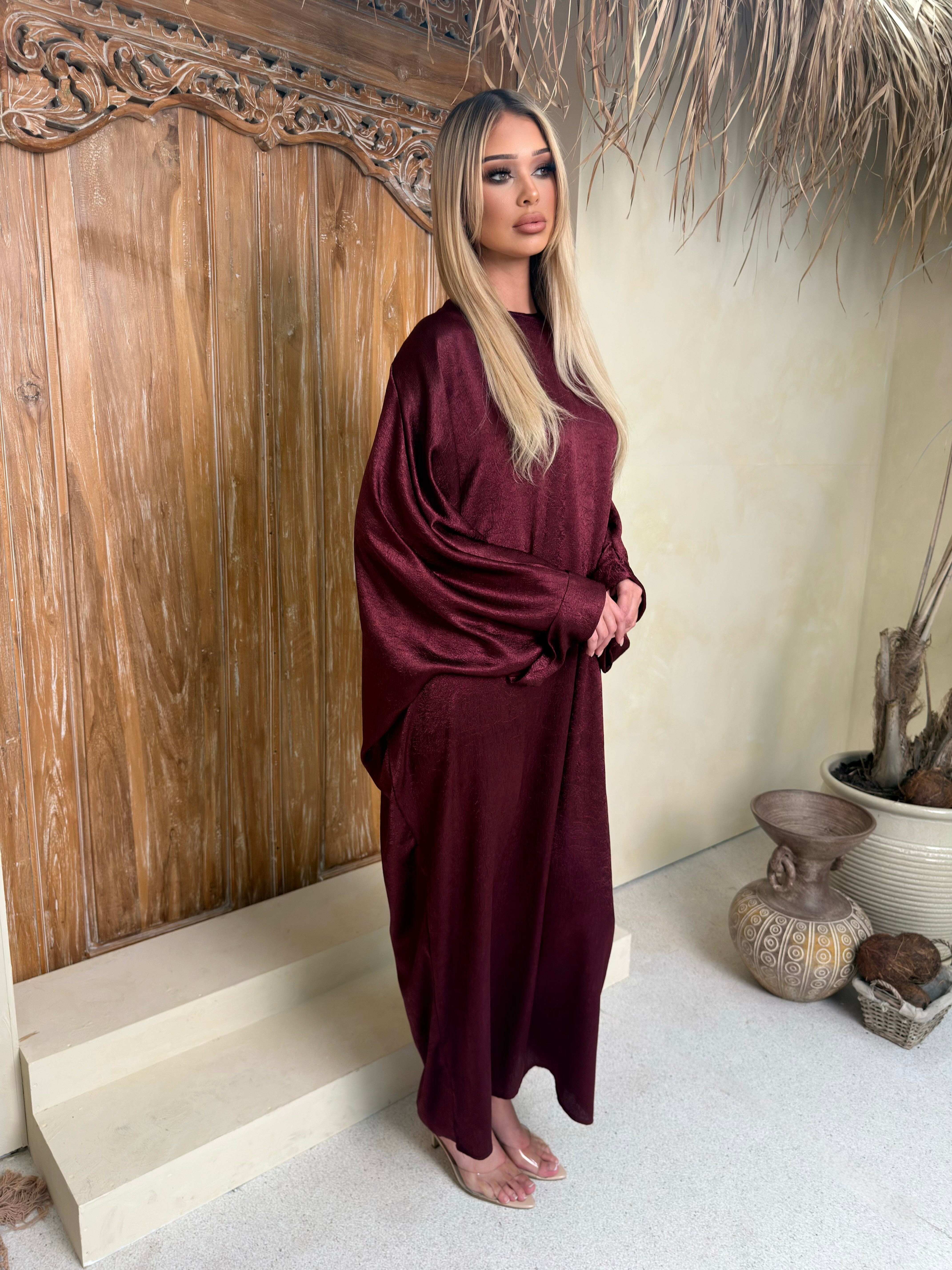Layali Satin Abaya