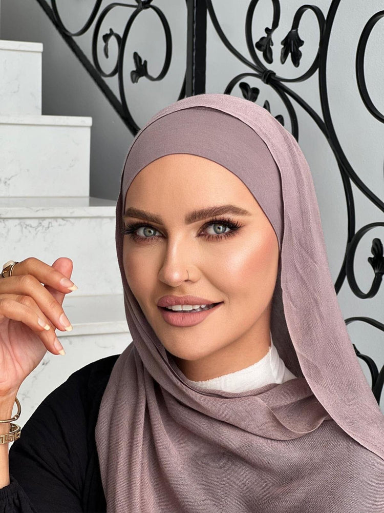Purple Mocha Hijab Set