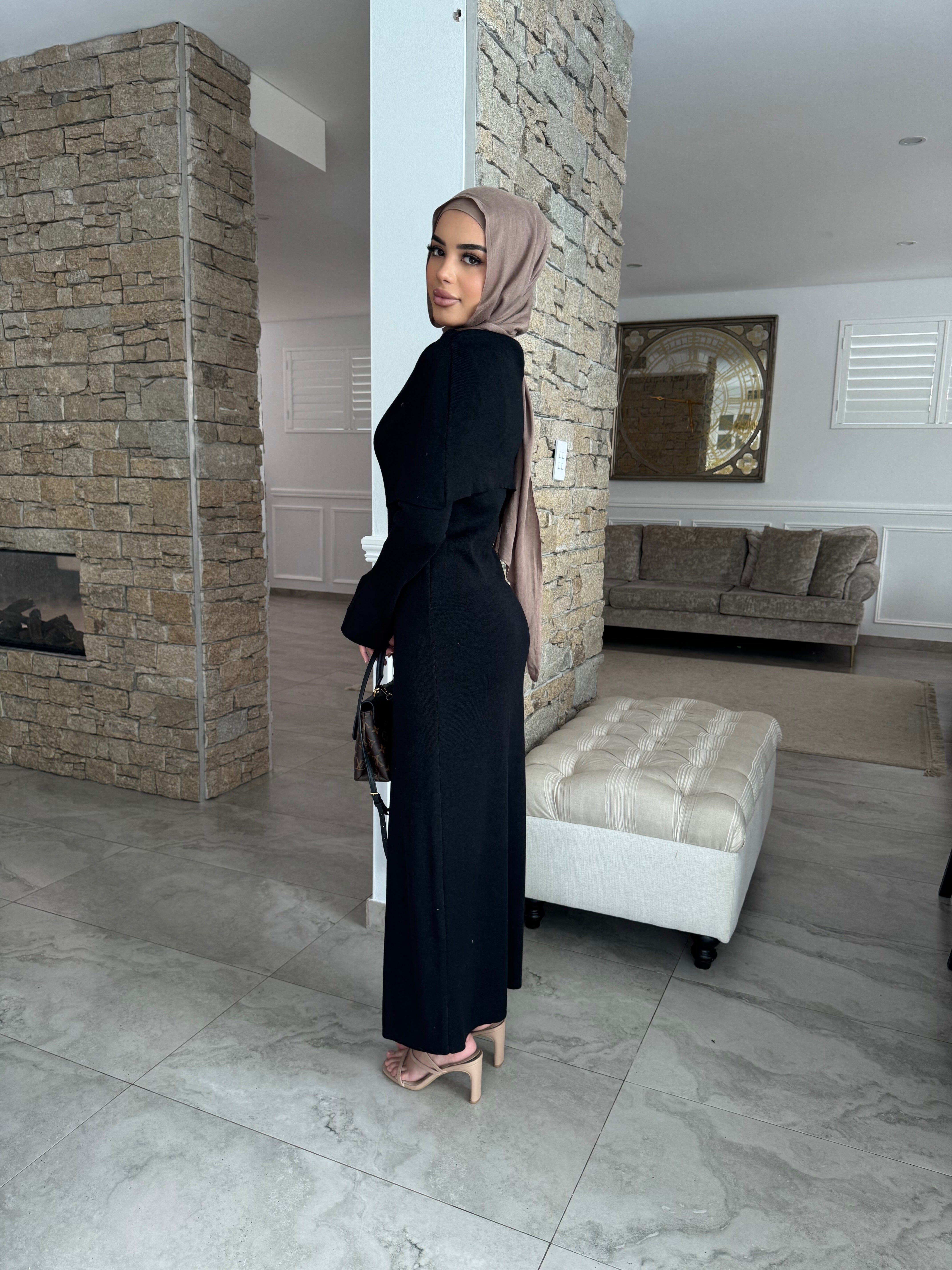 Knit Shawl Dress