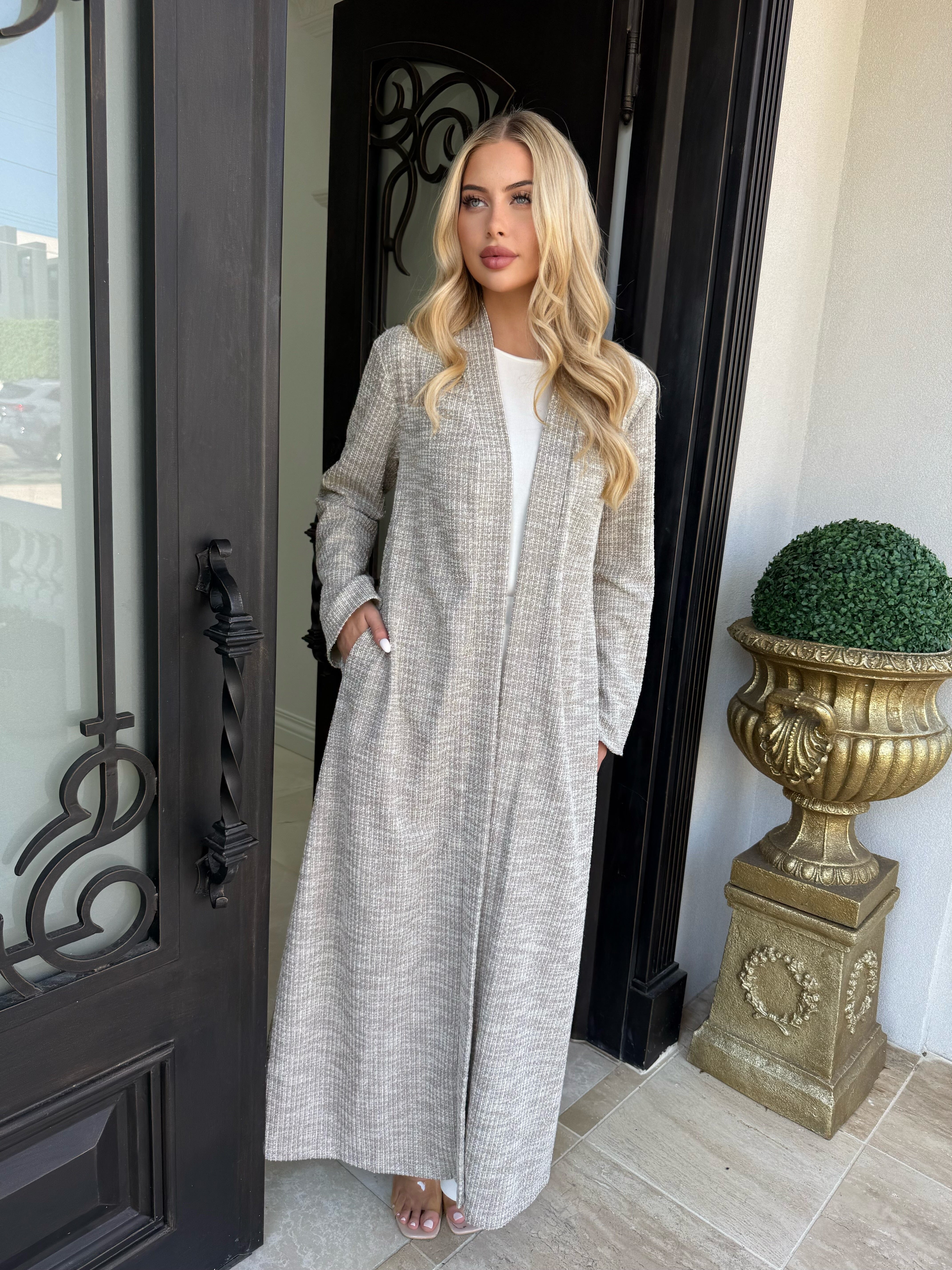 Tweed Abaya