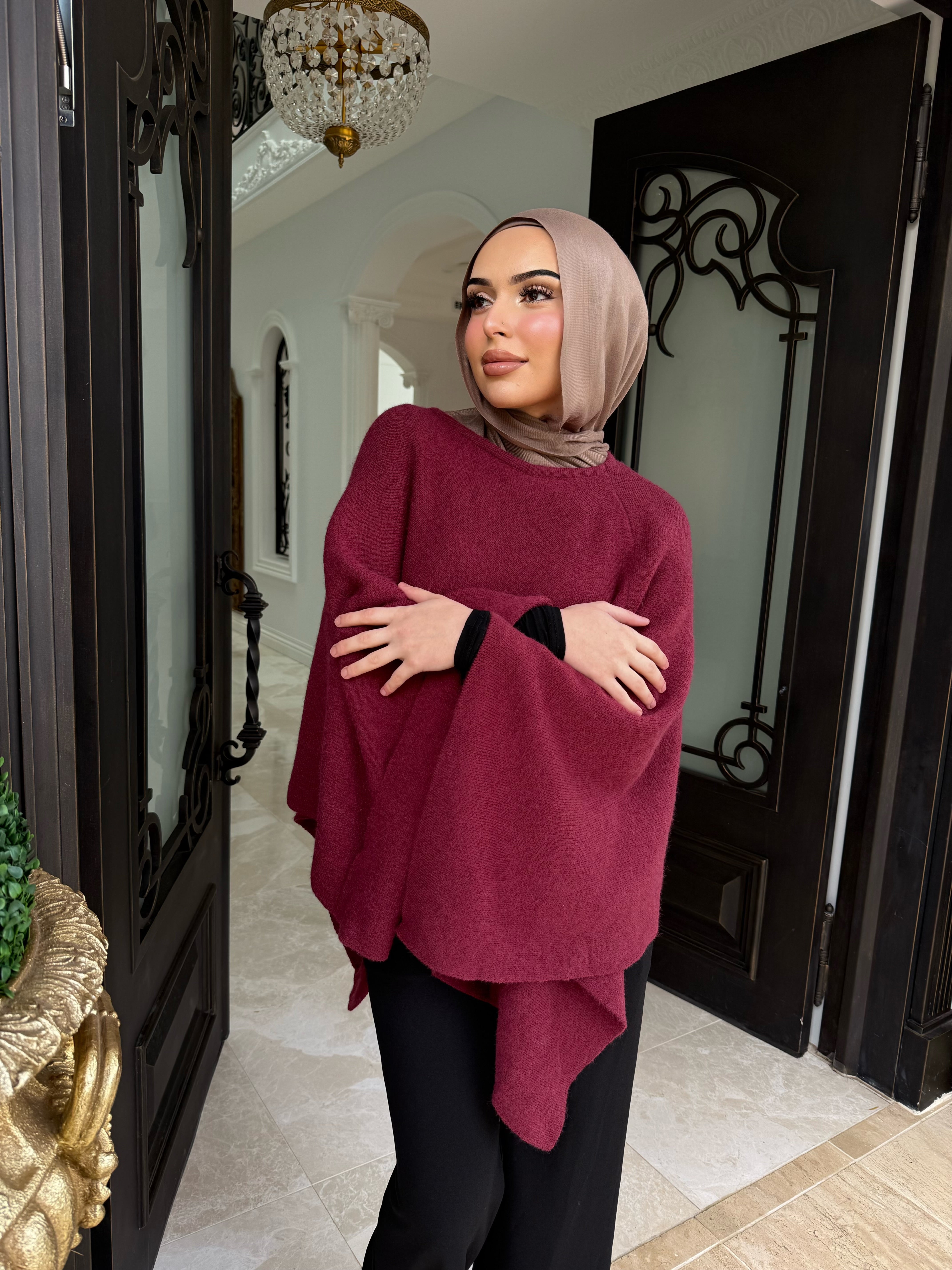 Knit Poncho