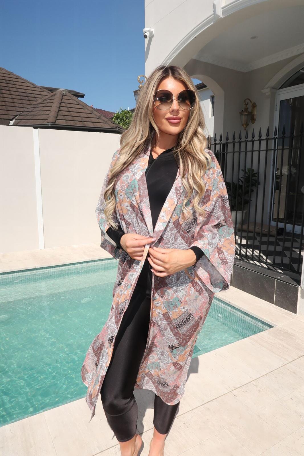 Tribal Swim Kimono