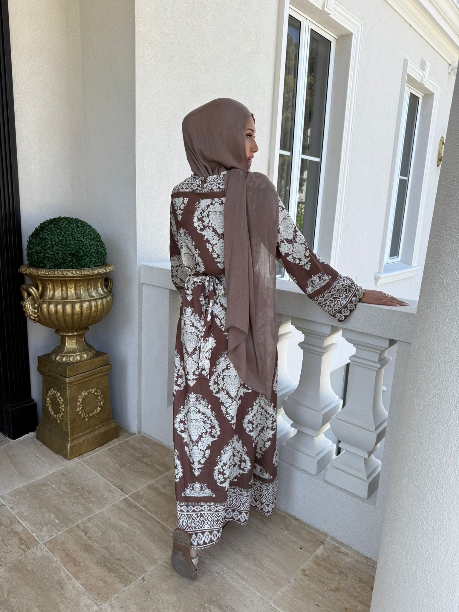 Rust Vintage Dress