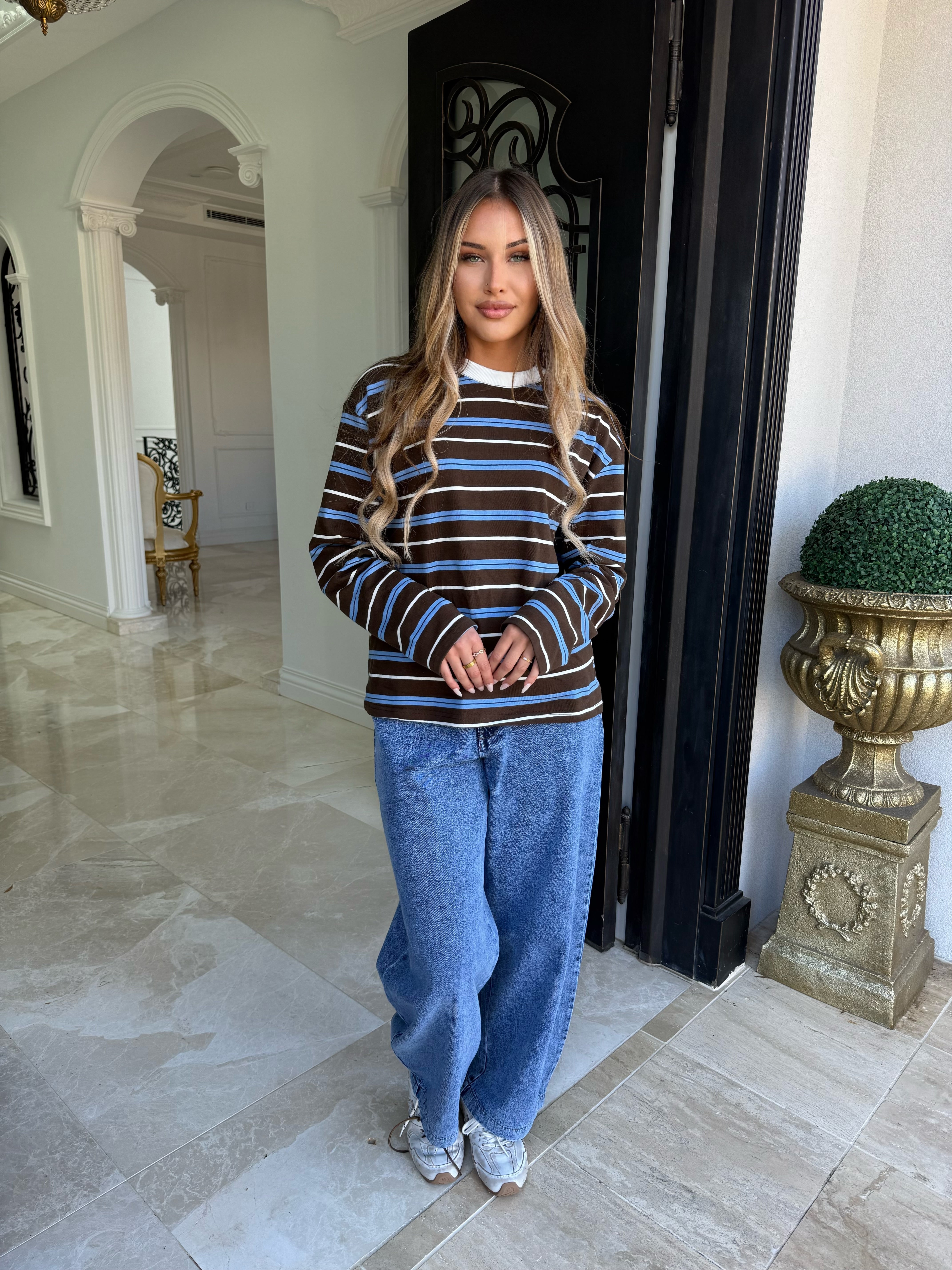Brown Boyfriend Tee