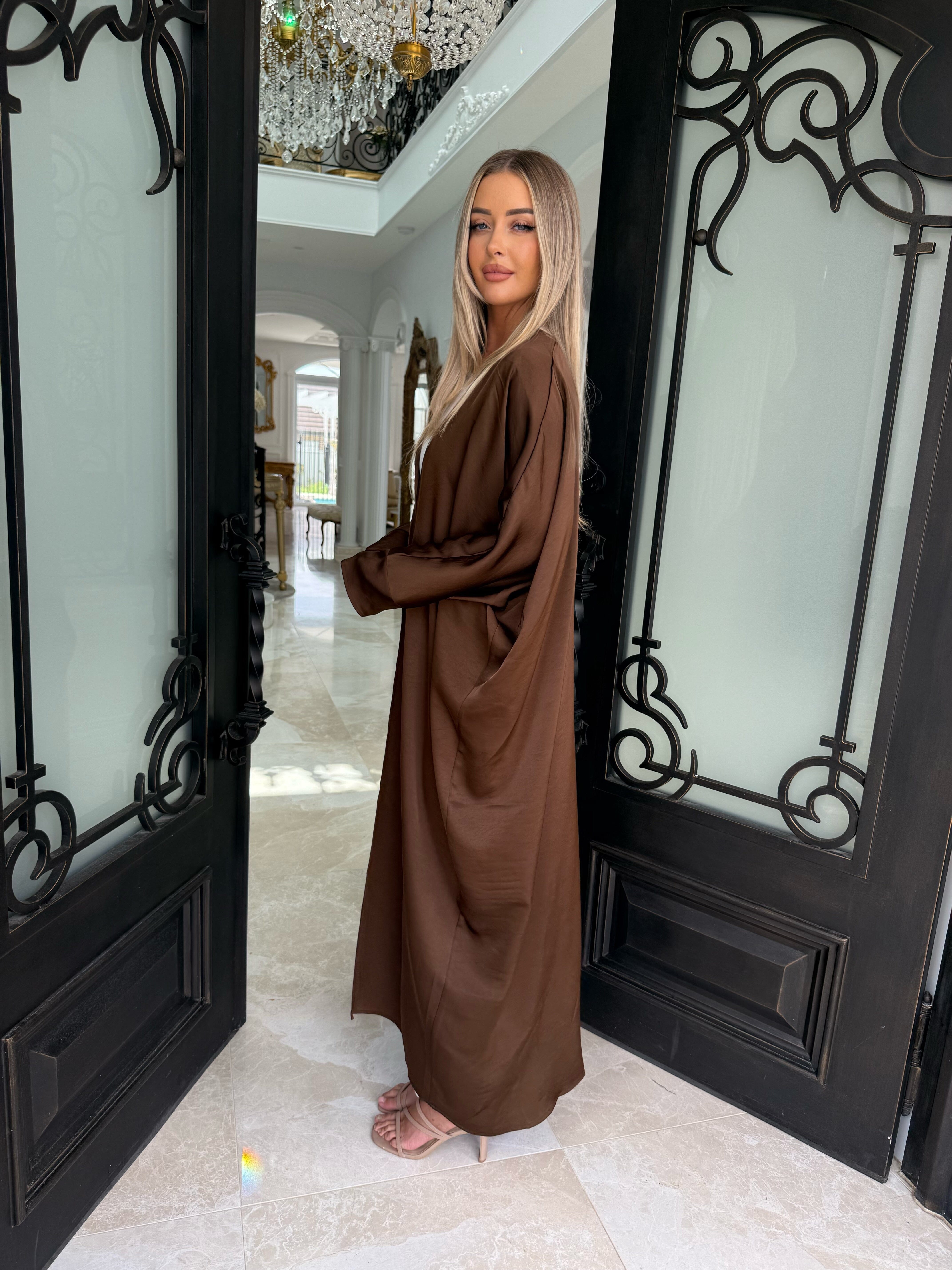 Layali Batwing Open Abaya