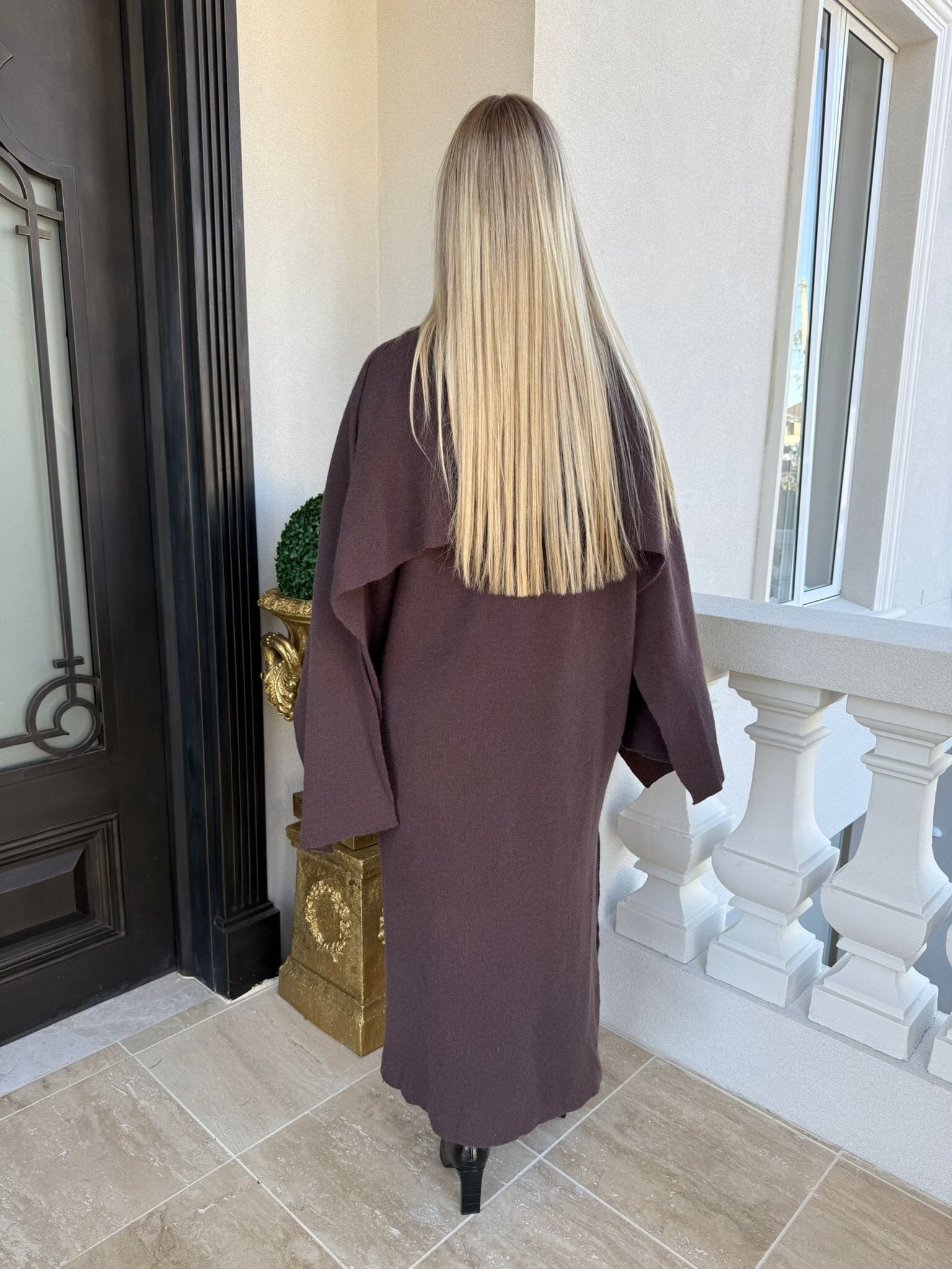 Scraf Poncho Coat