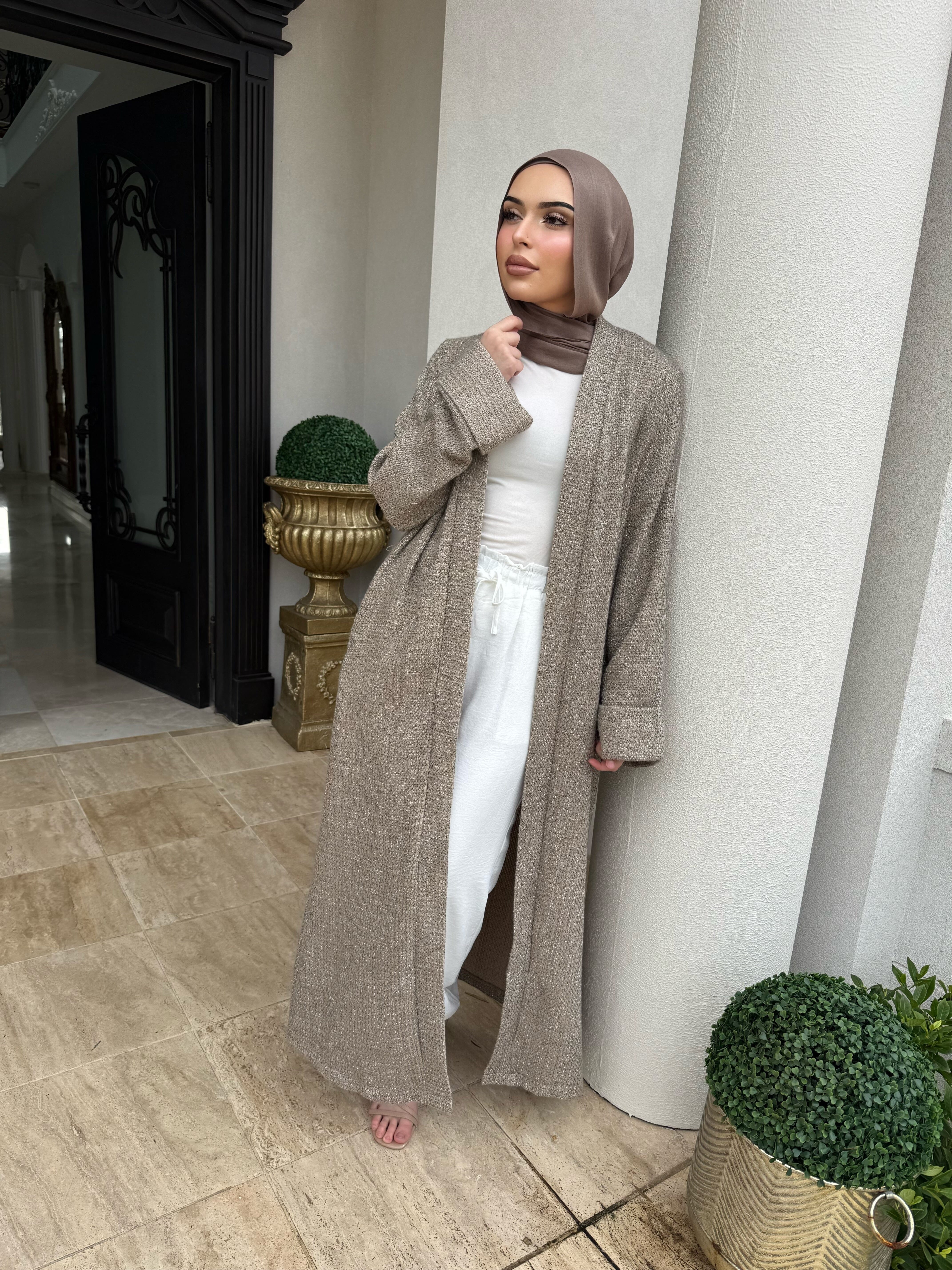 Tweed Belt Coat