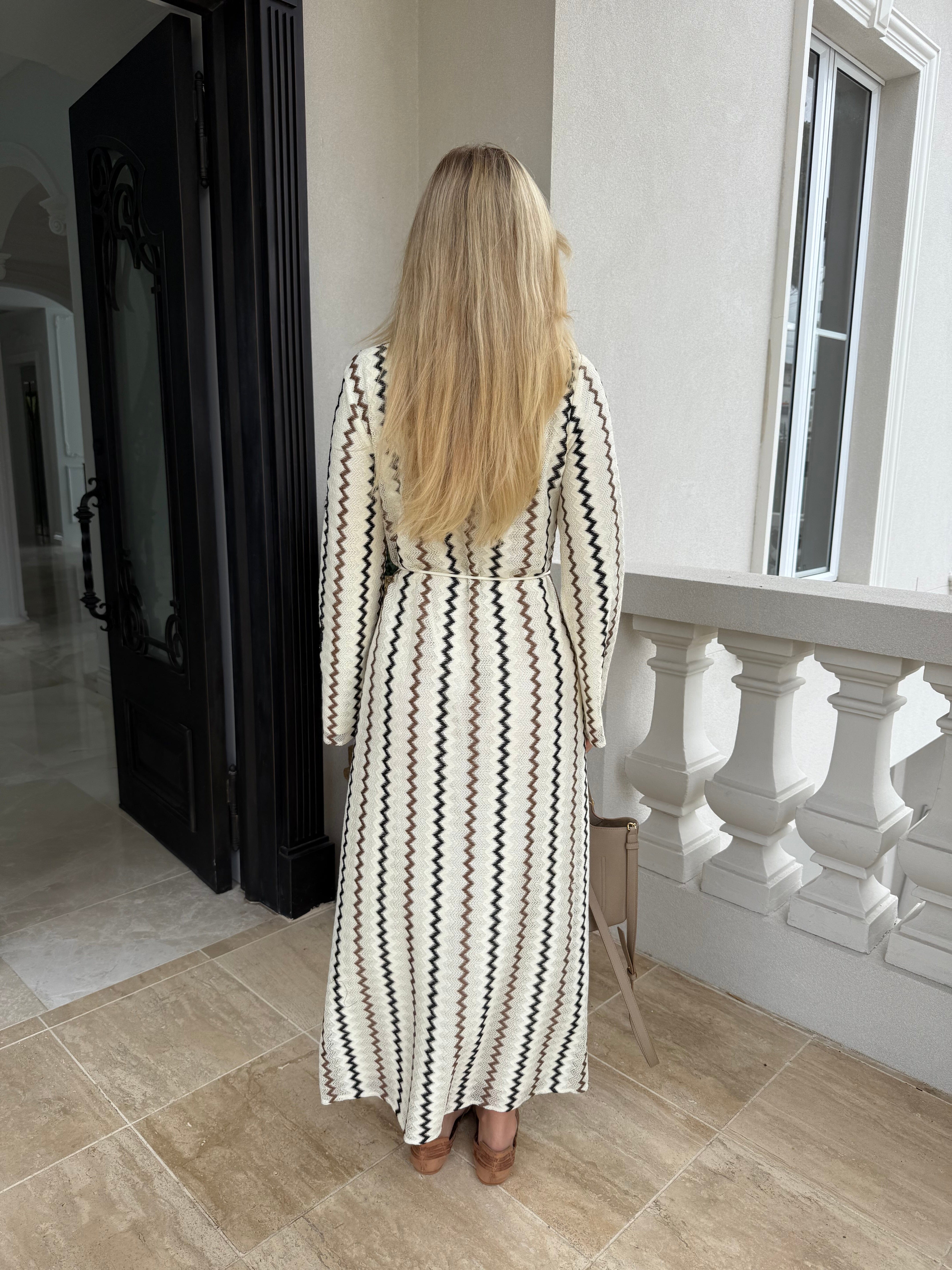 Chocolate Crochet Dress