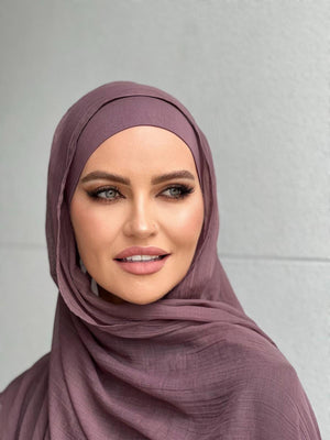 Premium Mauve Hijab Set