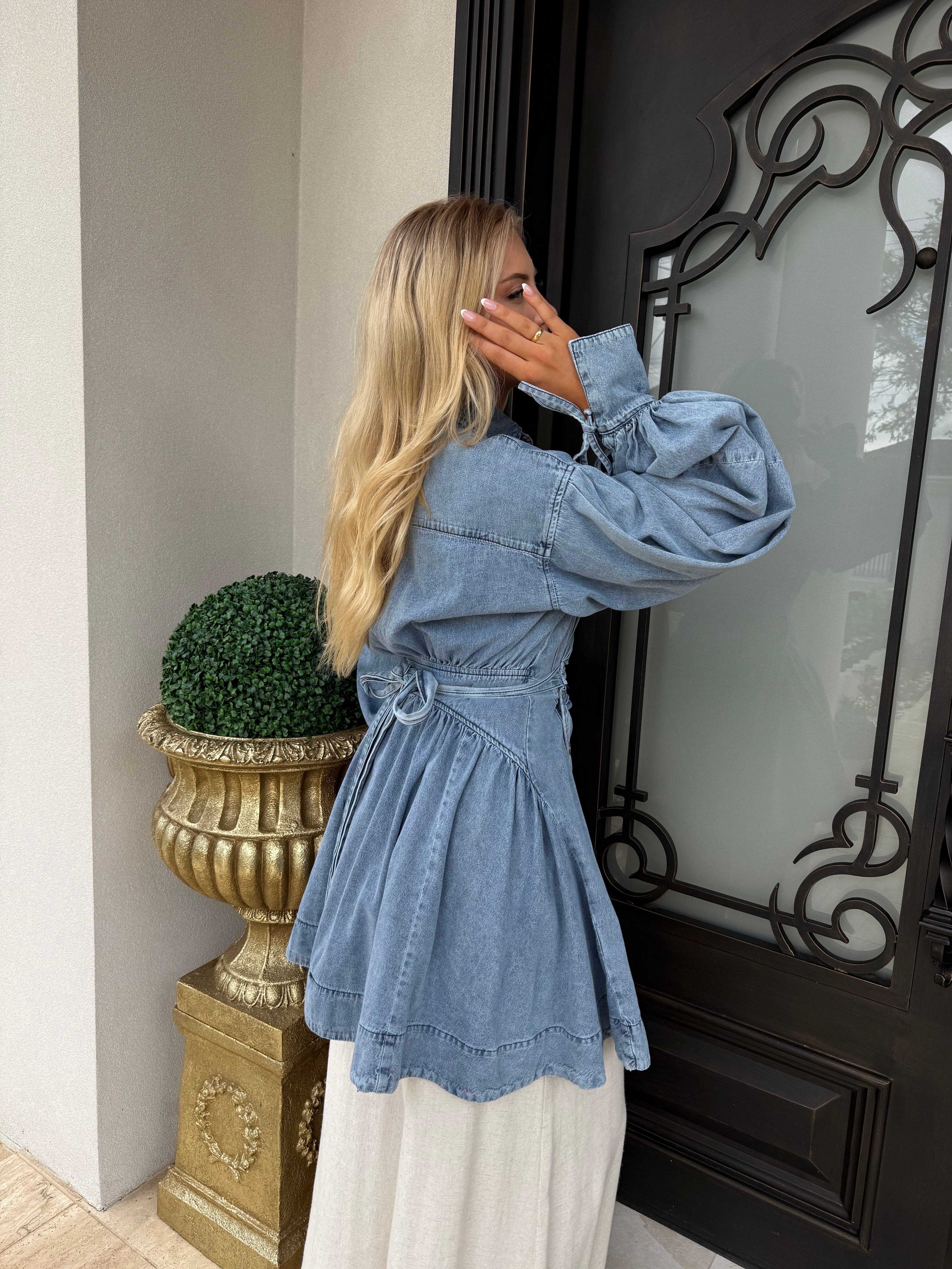 Mid Denim Dress