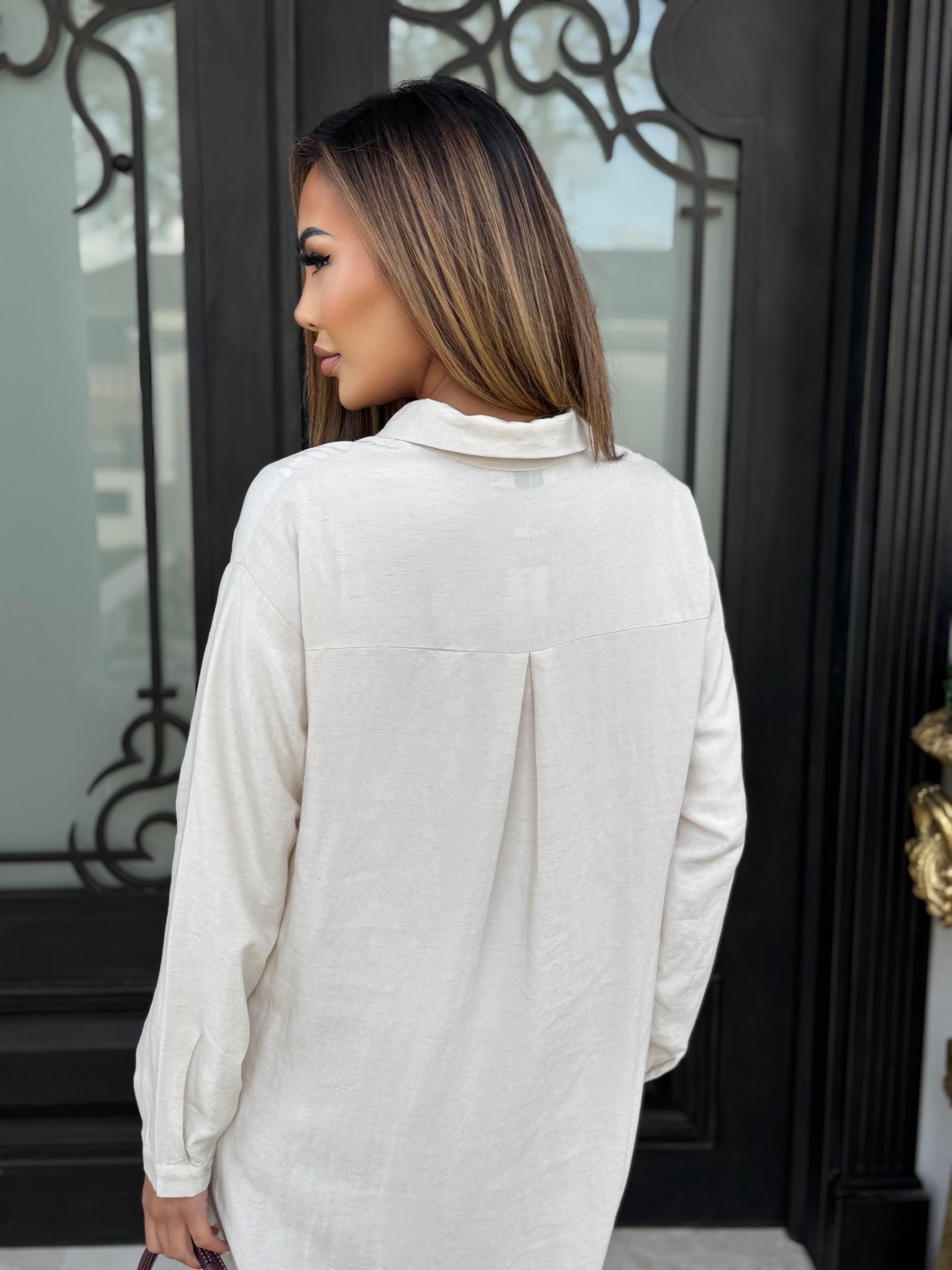 Linen Abaya
