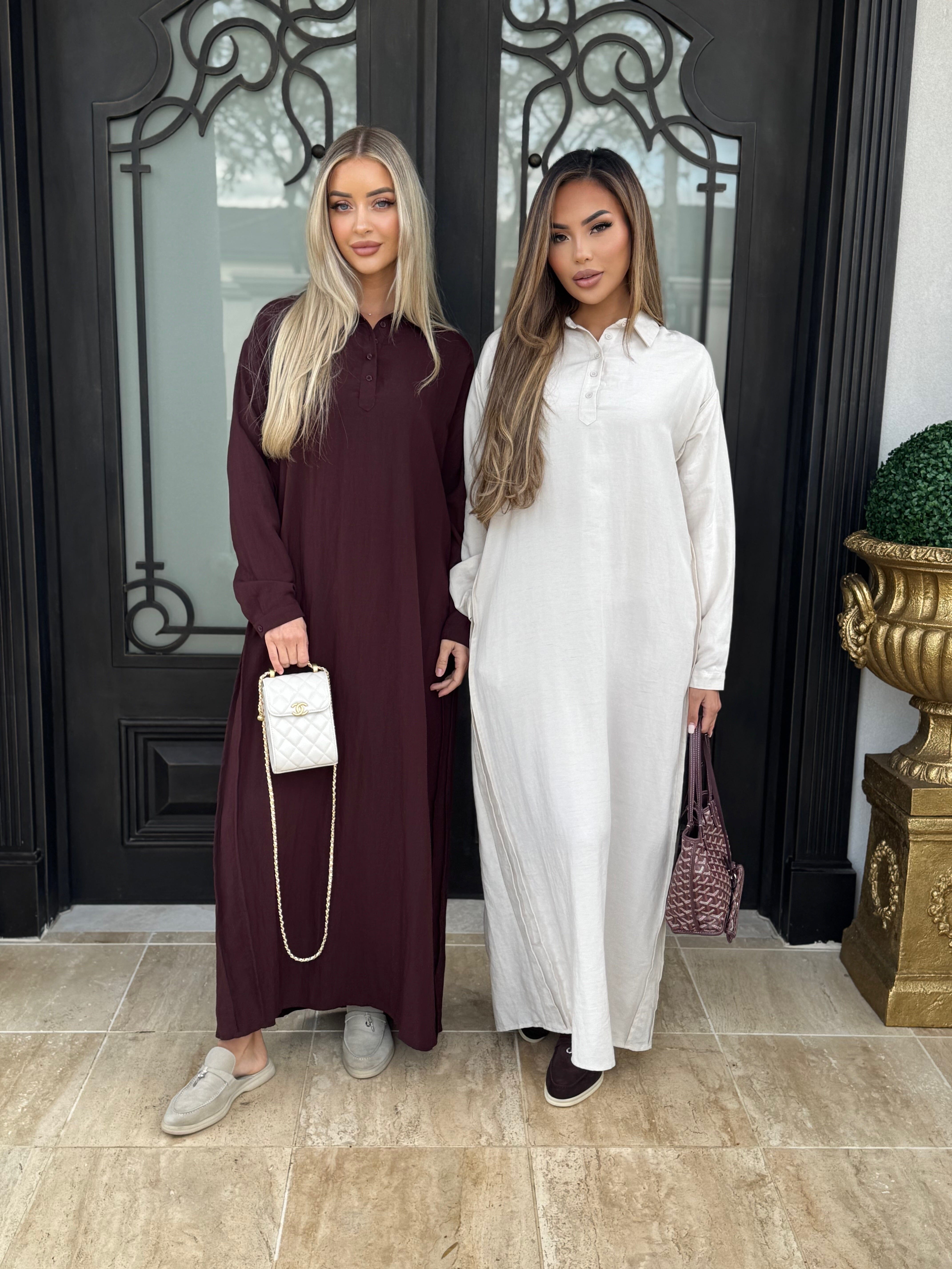 Linen Abaya
