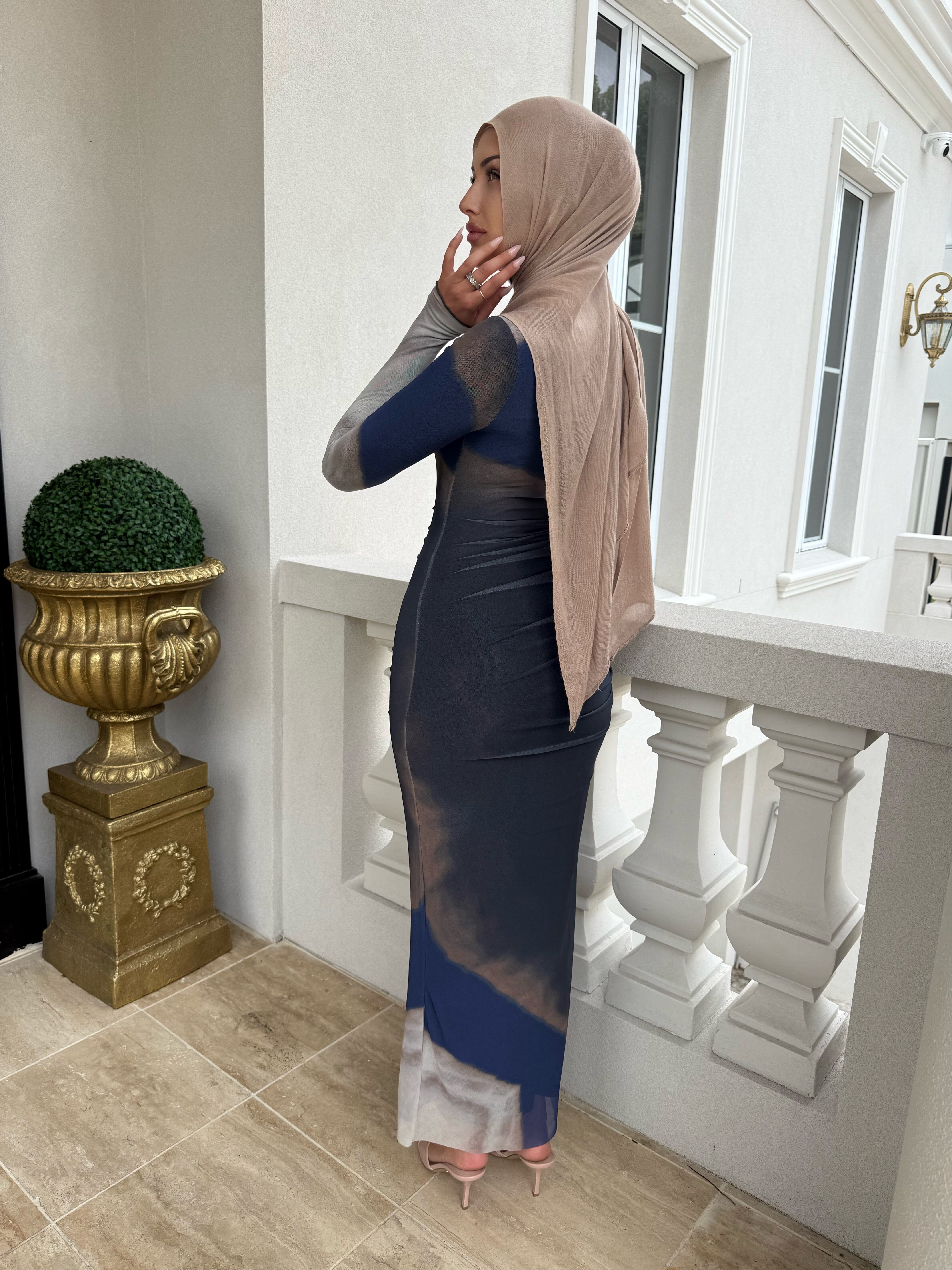 Dye Mesh Dress