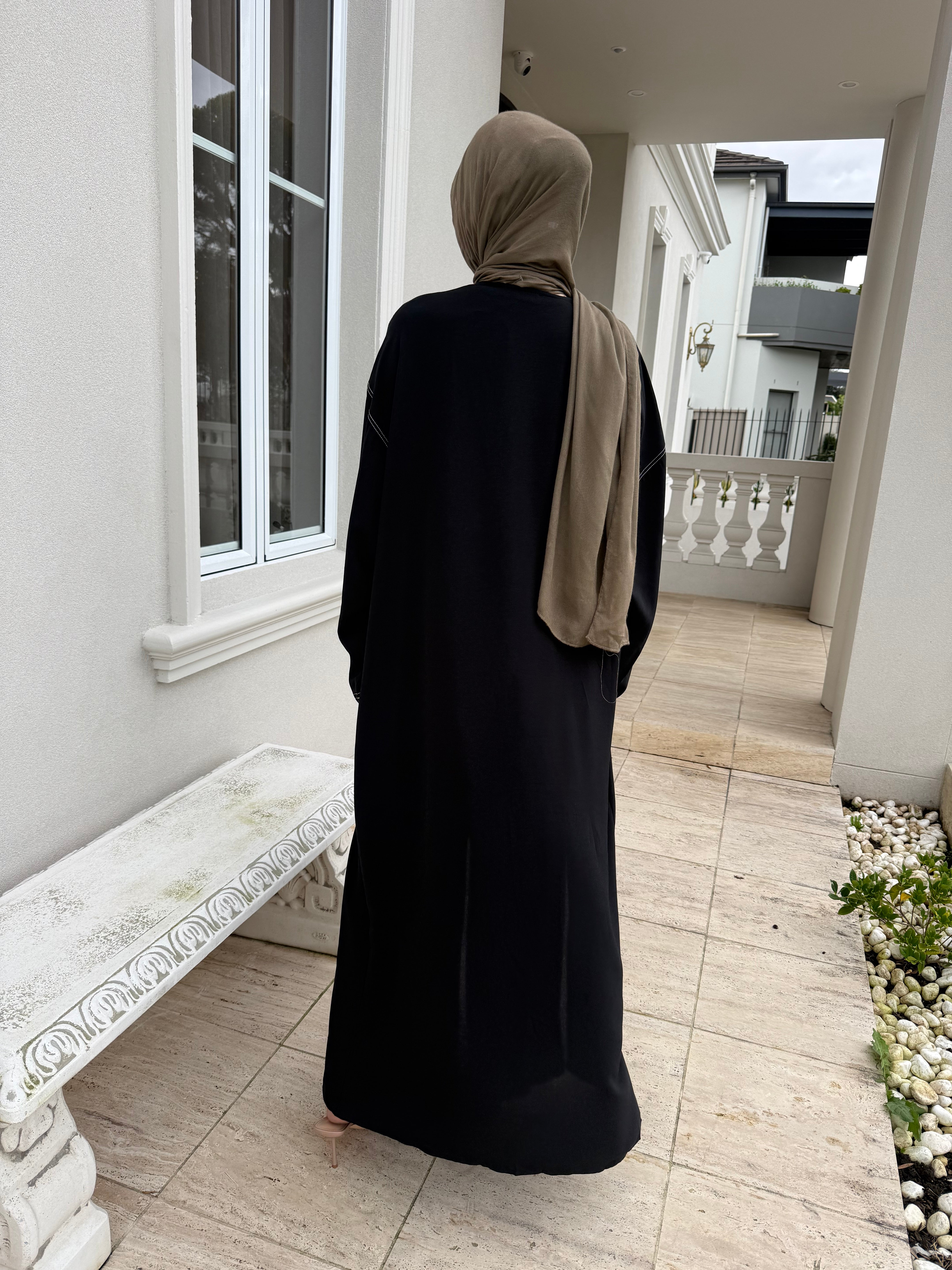Trimmed Abaya