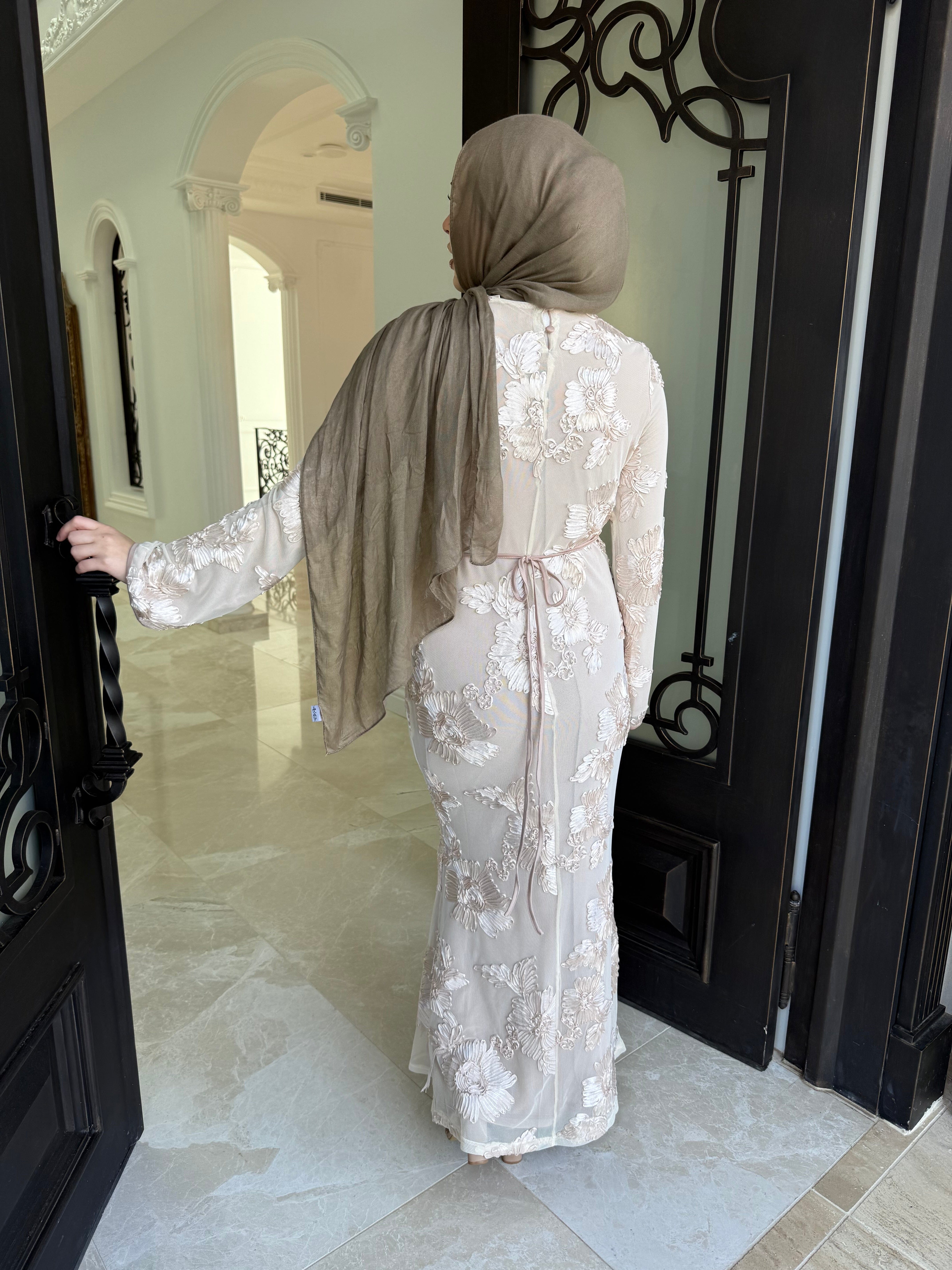 Flower Embroidery Dress
