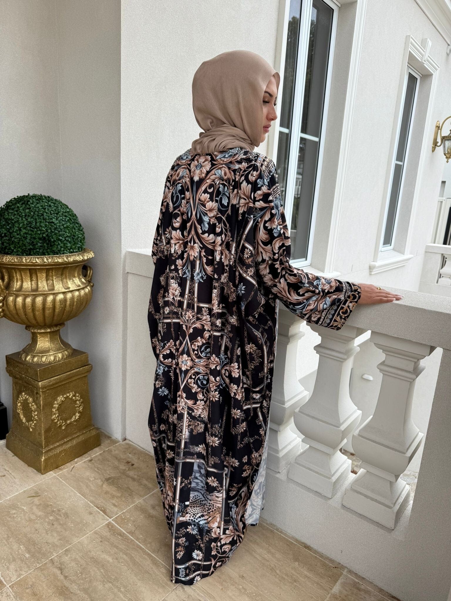 Darkness Beaded Cape