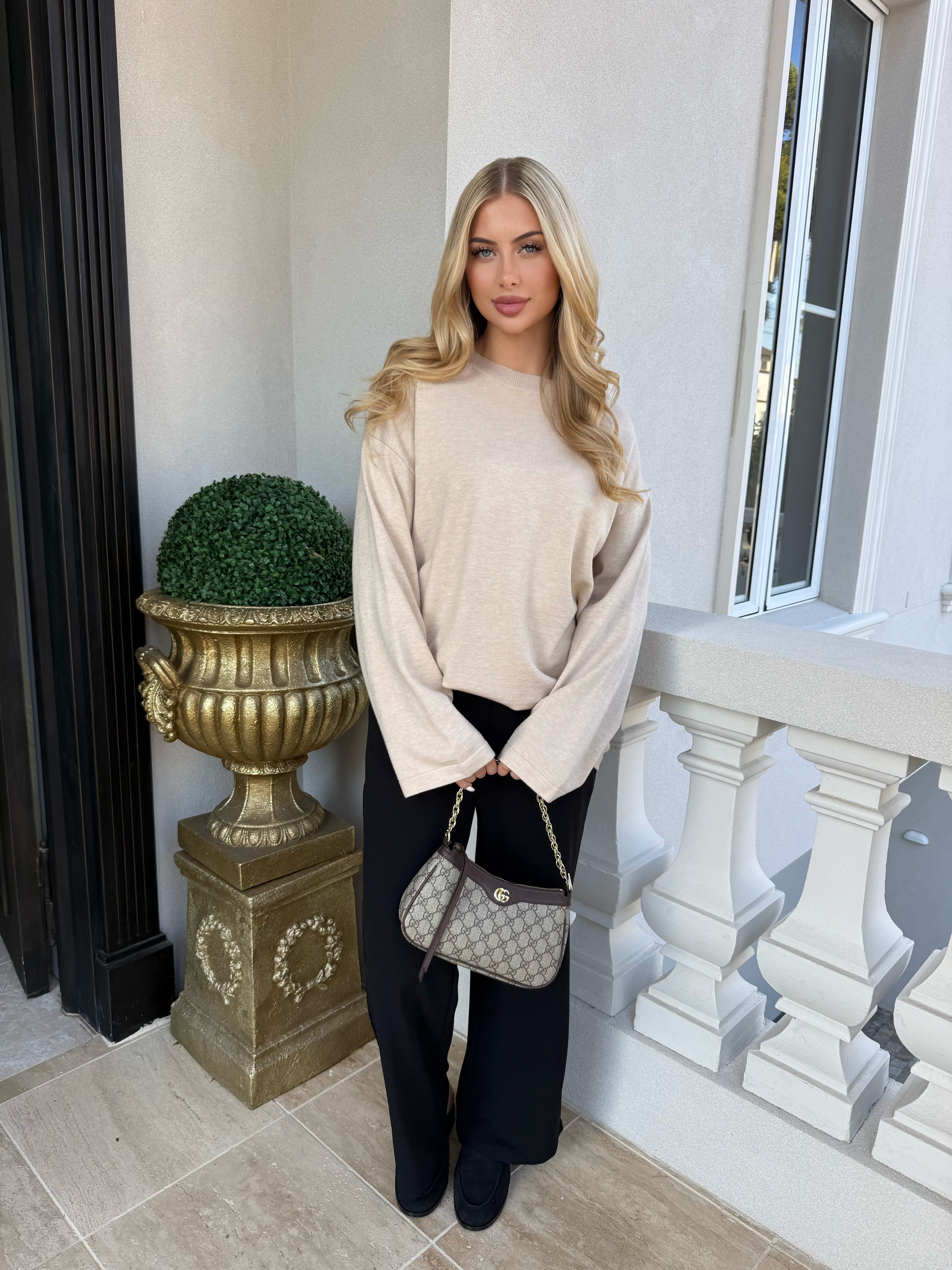 Crew Neck Soft Jumper