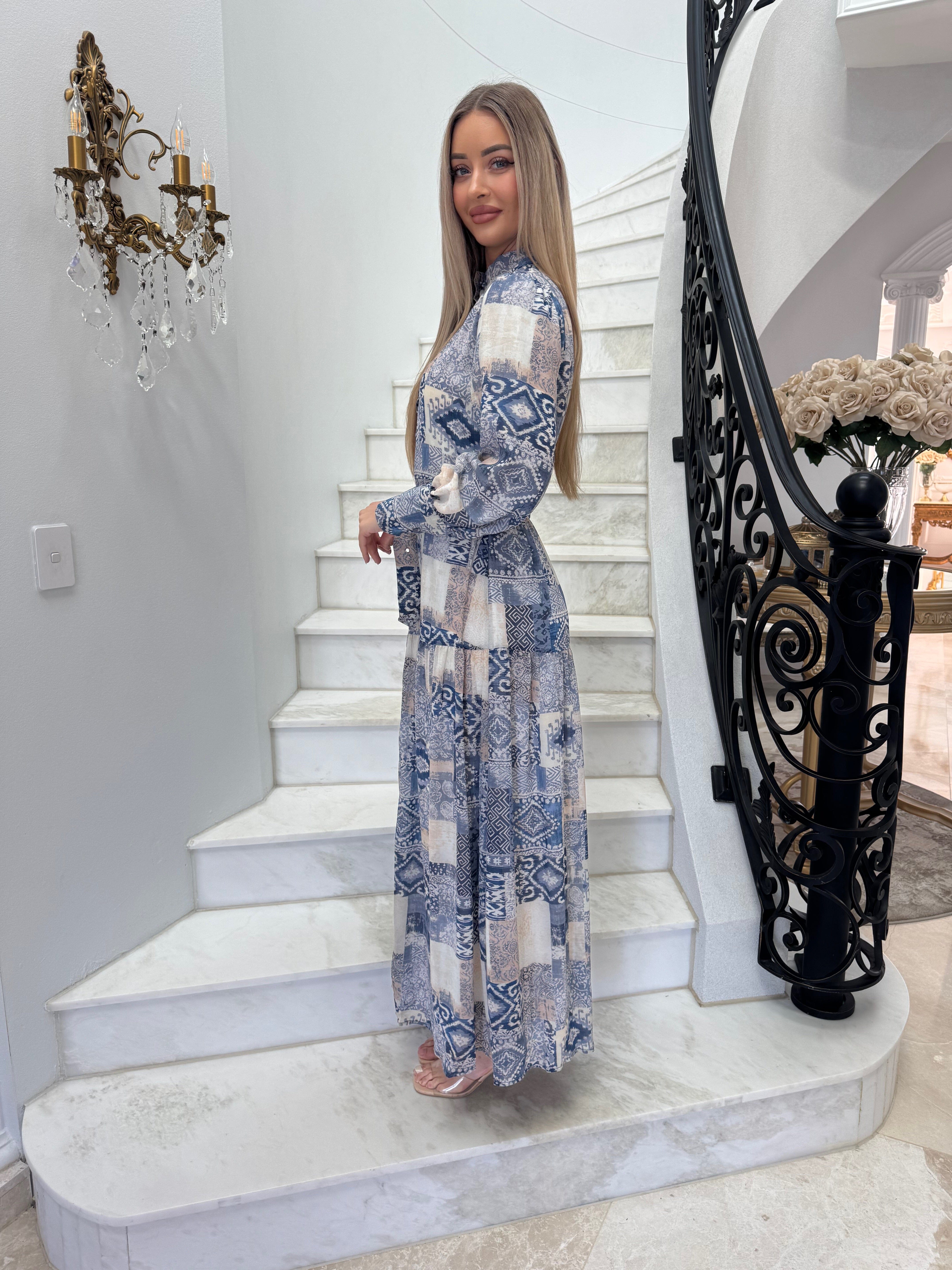 Anna Printed Dress