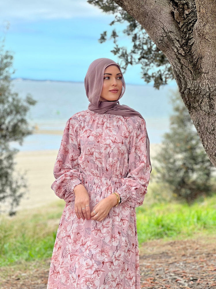 
            
                Load image into Gallery viewer, Nada Pink Floral Dress
            
        