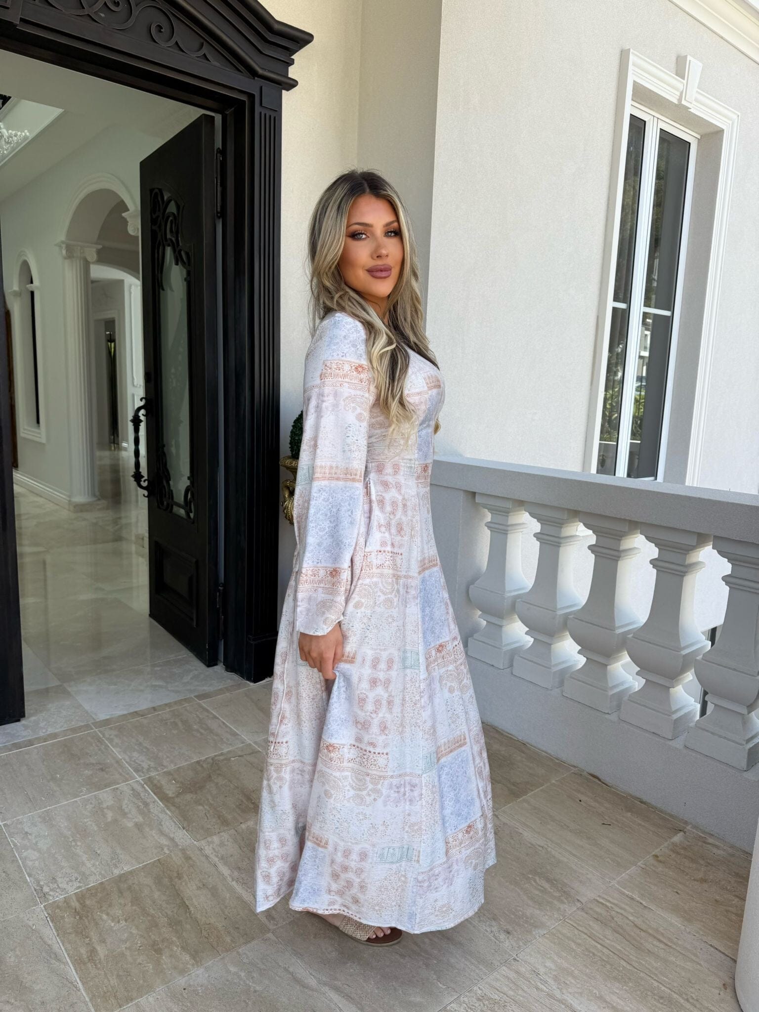 Lina Tie Back Dress