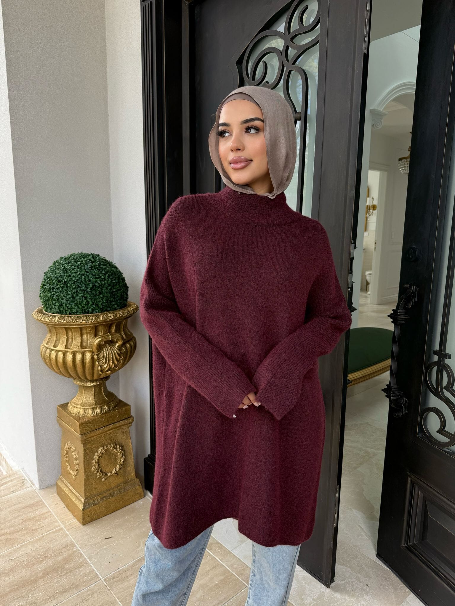 High Low Knit Jumper