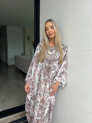 Ruby Batwing Kaftan