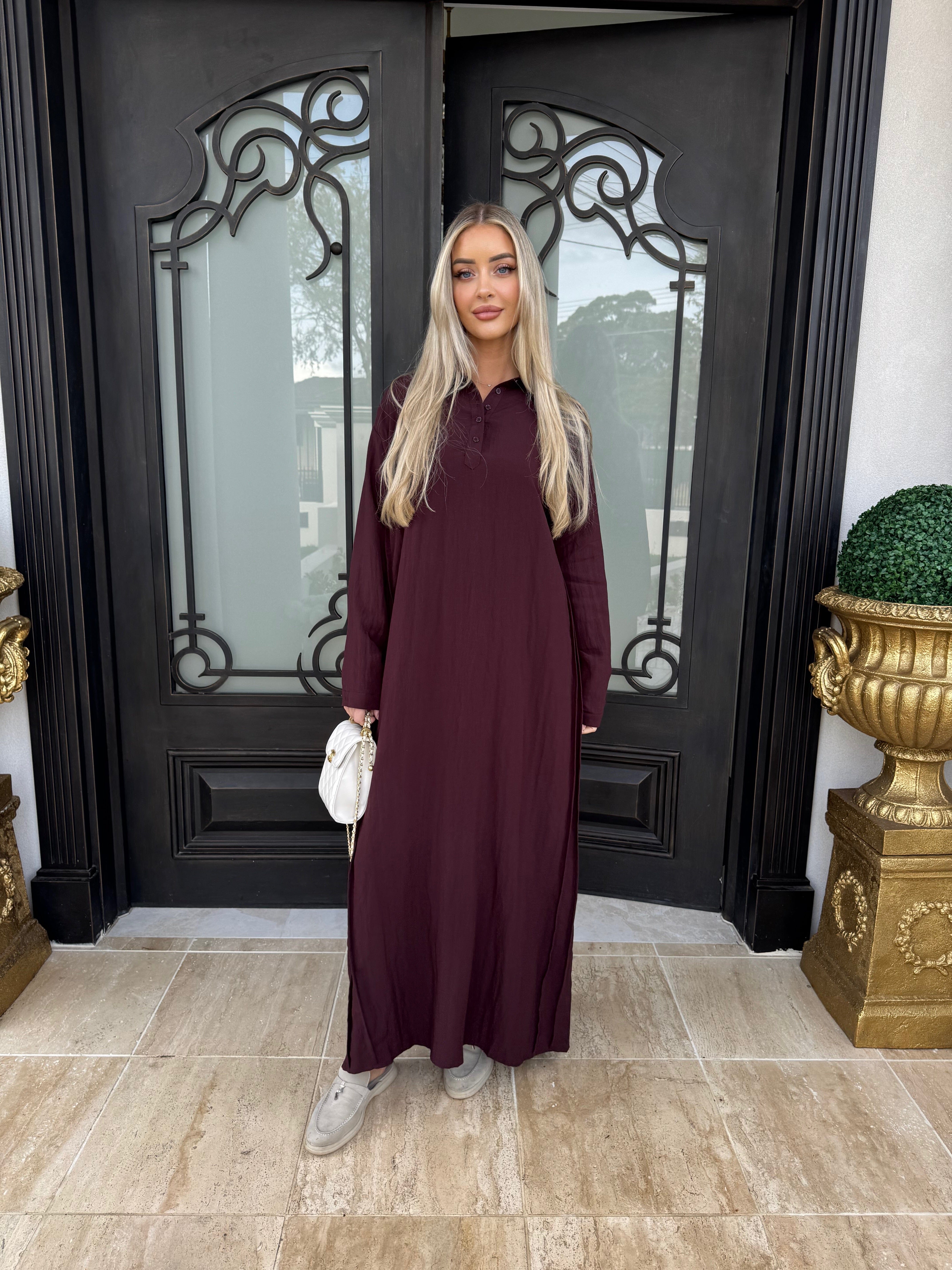 Linen Abaya