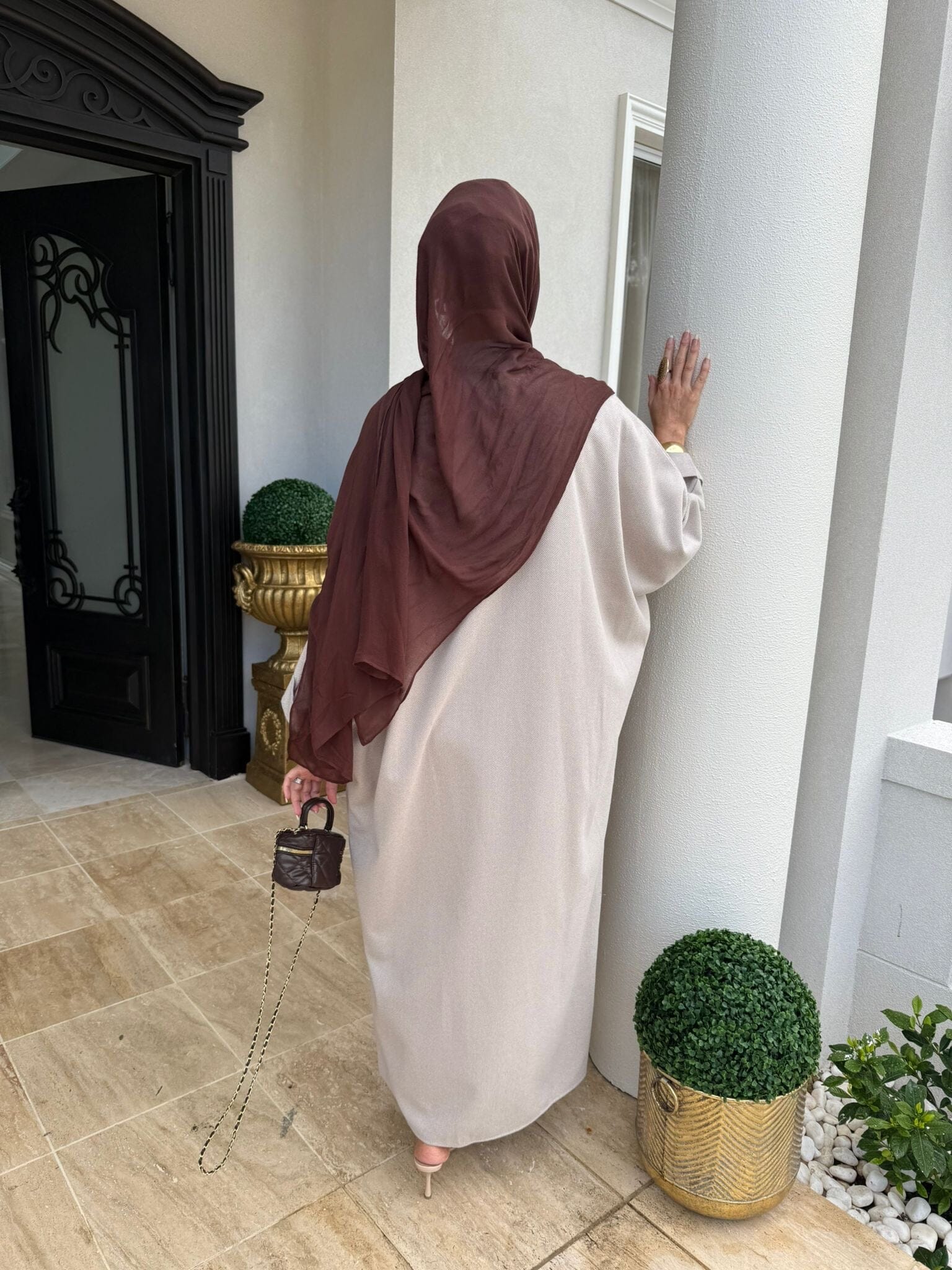 Textured Winter Abaya