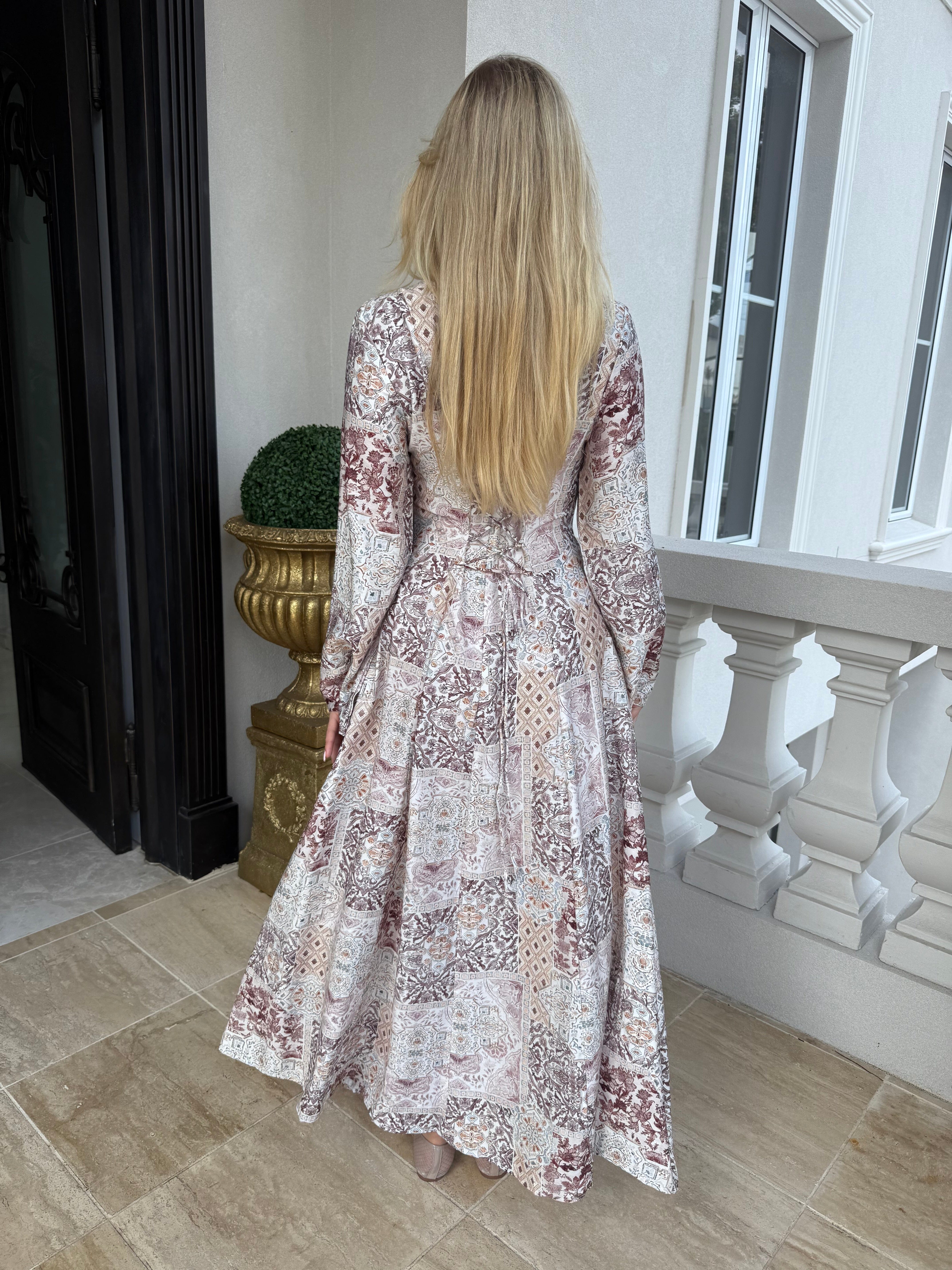 Baby Purple Tie Dress