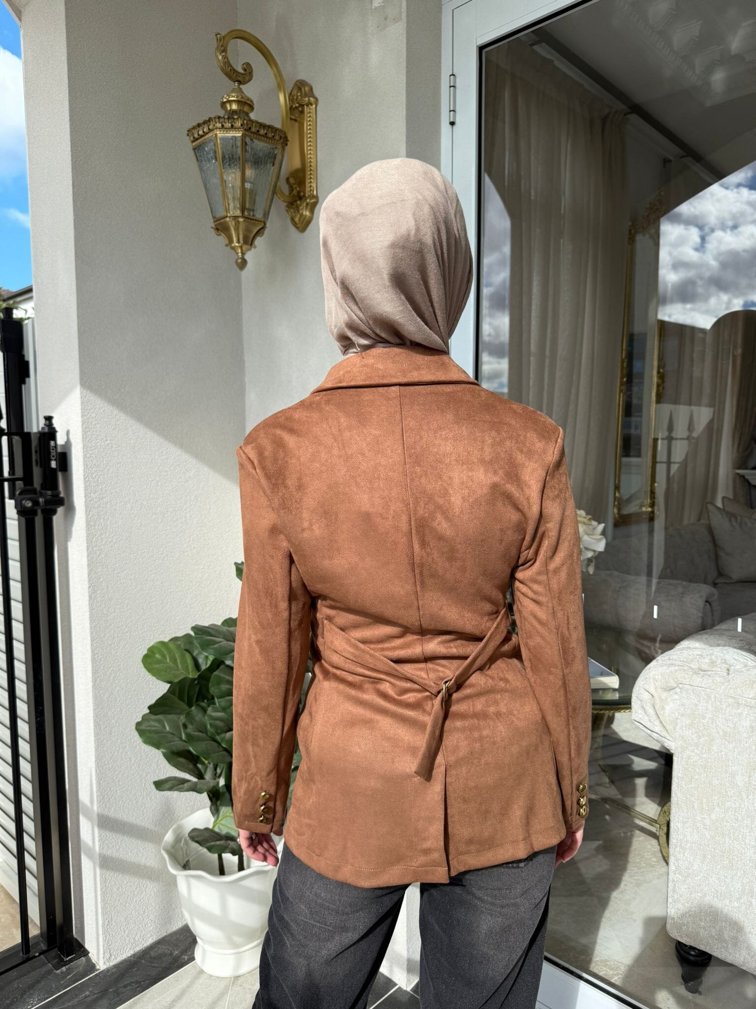 Suede Blazer