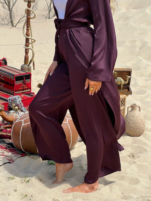 Al Sahara Satin Cape Set