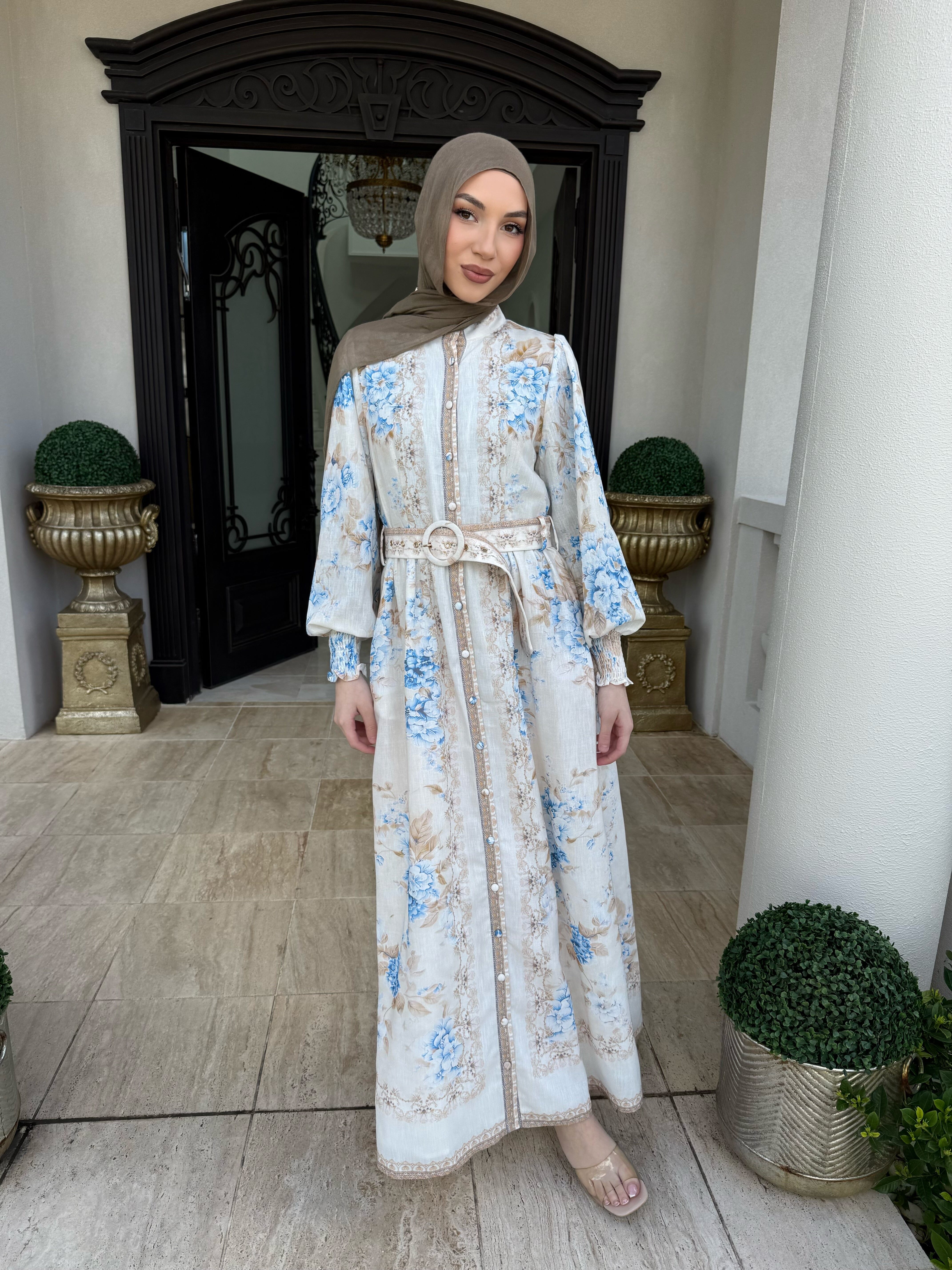 Blossom Blue Dress