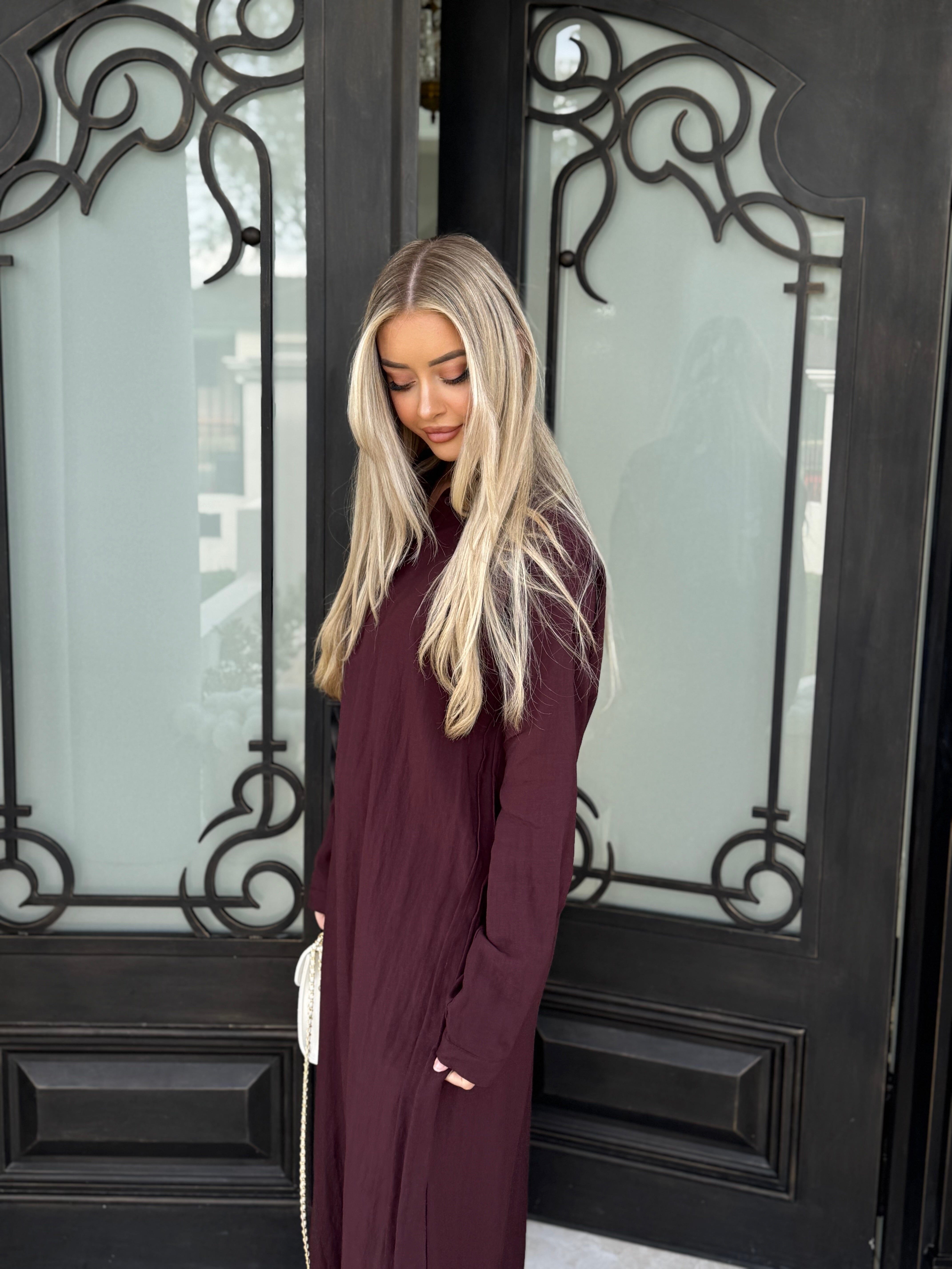 Linen Abaya