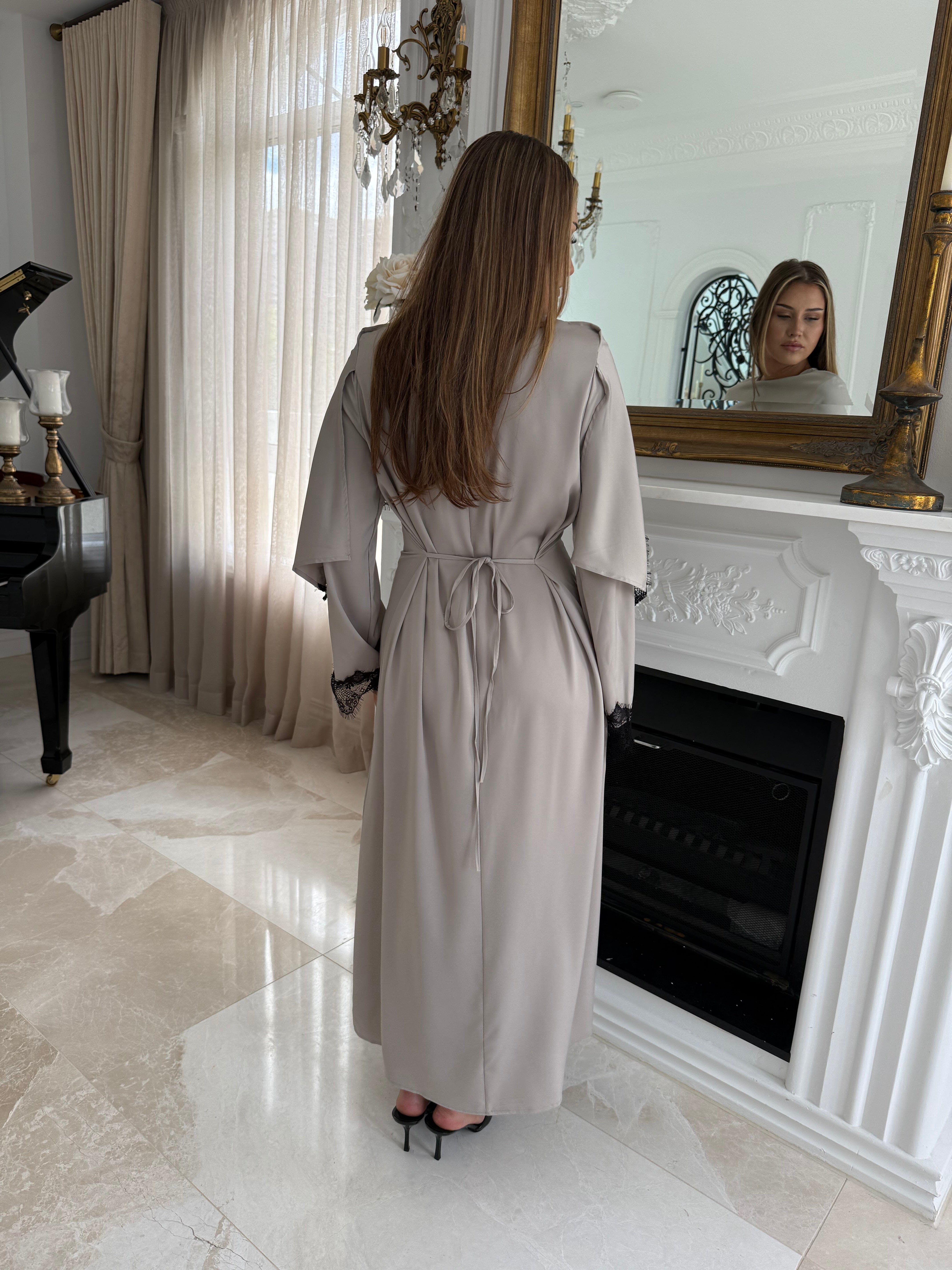 Lace Drape Dress