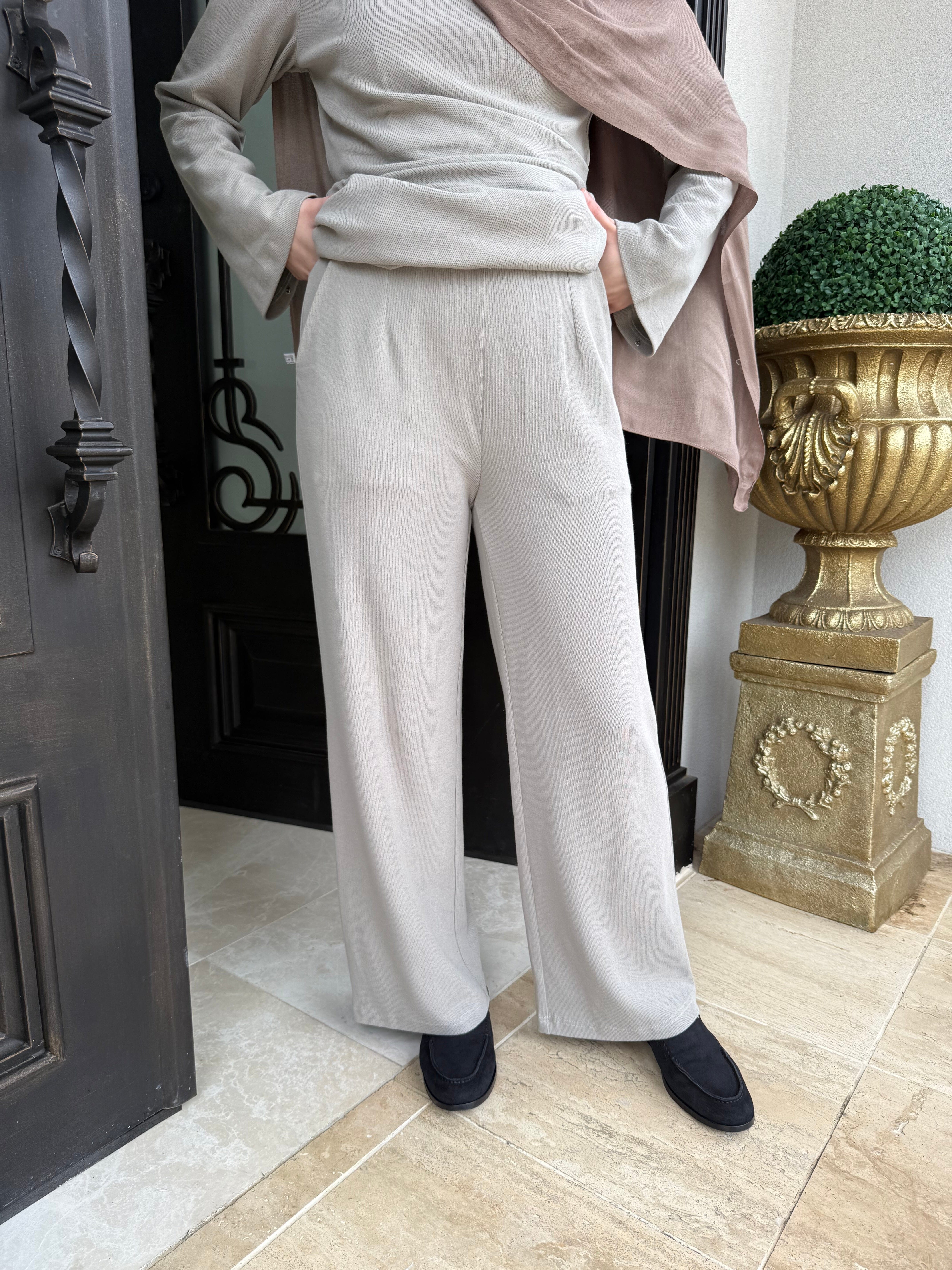 Ribbed Fold Over Set