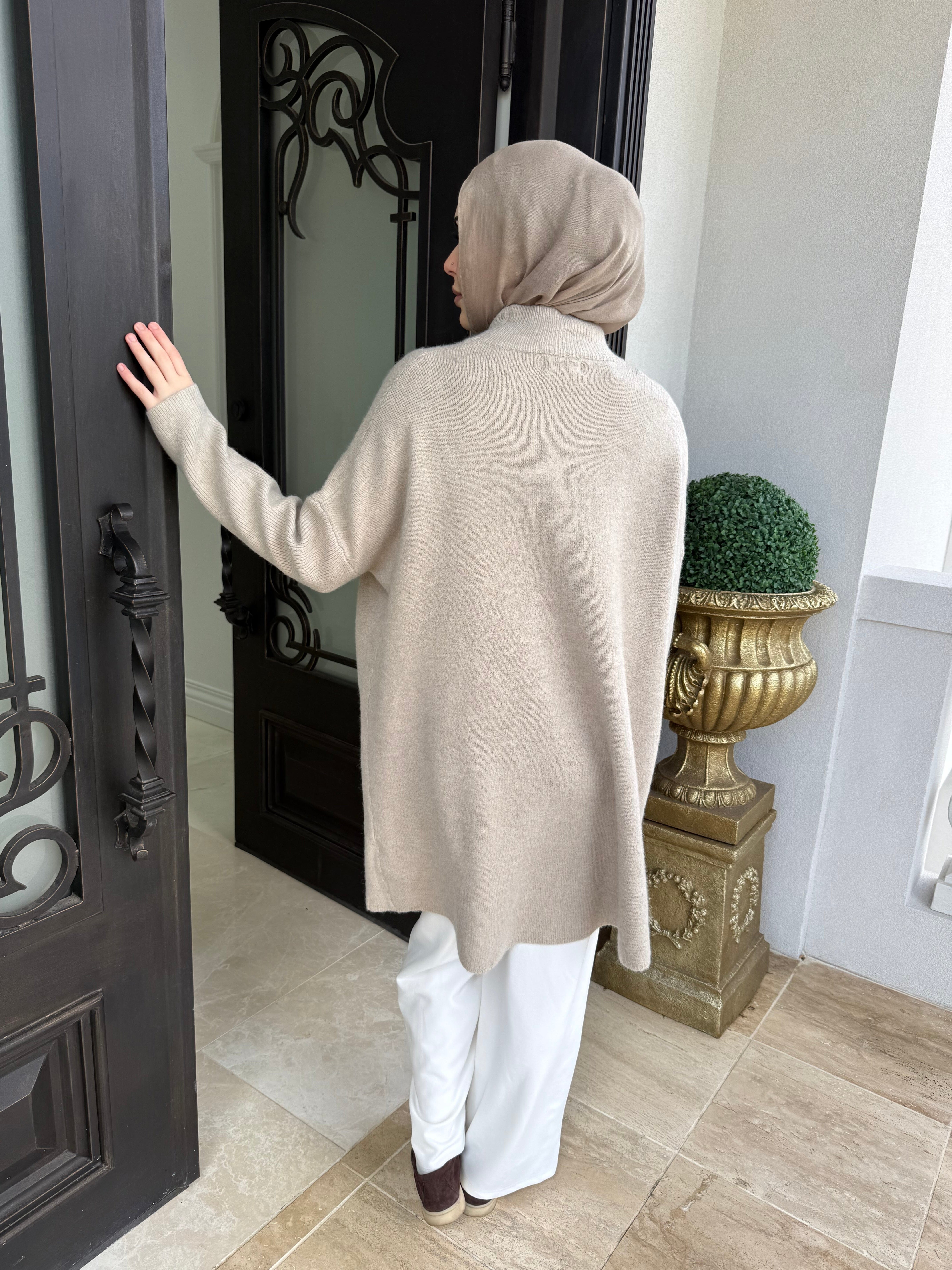 Wool High Low Jumper