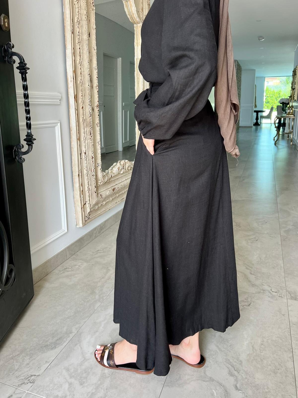 Maxi Linen Skirt