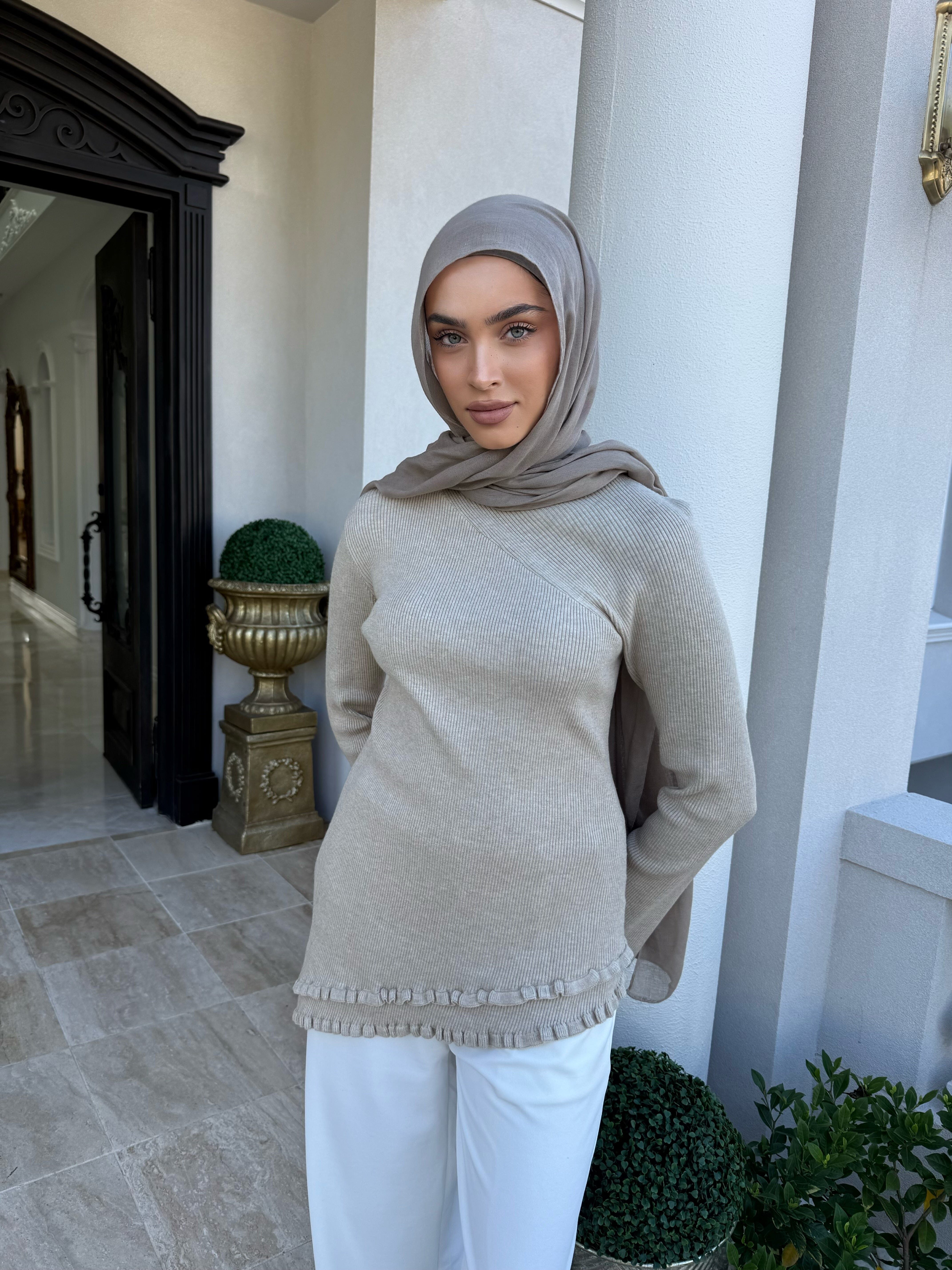 Frill Knit Jumper